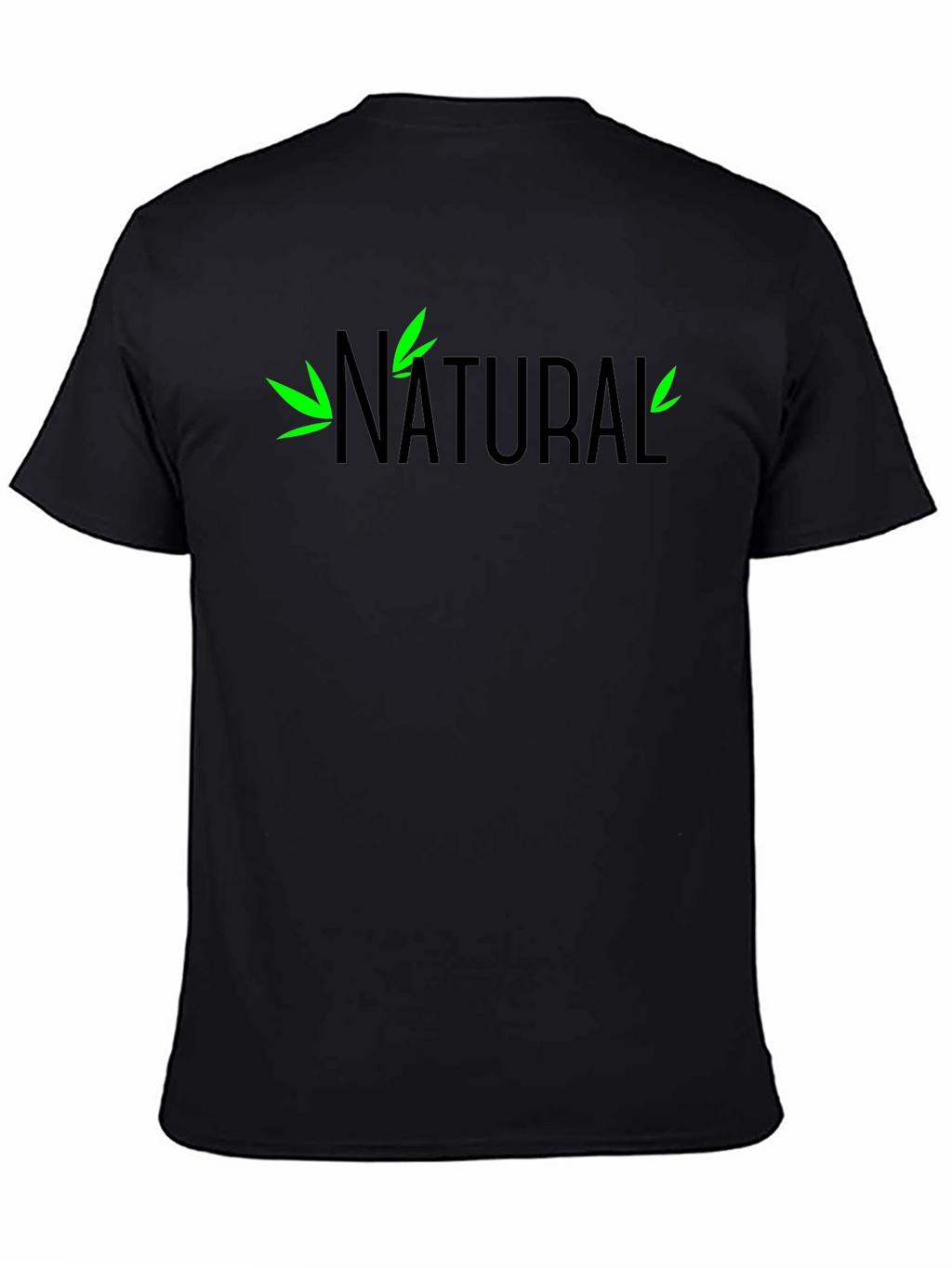 Natural Graphic T-Shirt - Black Tee