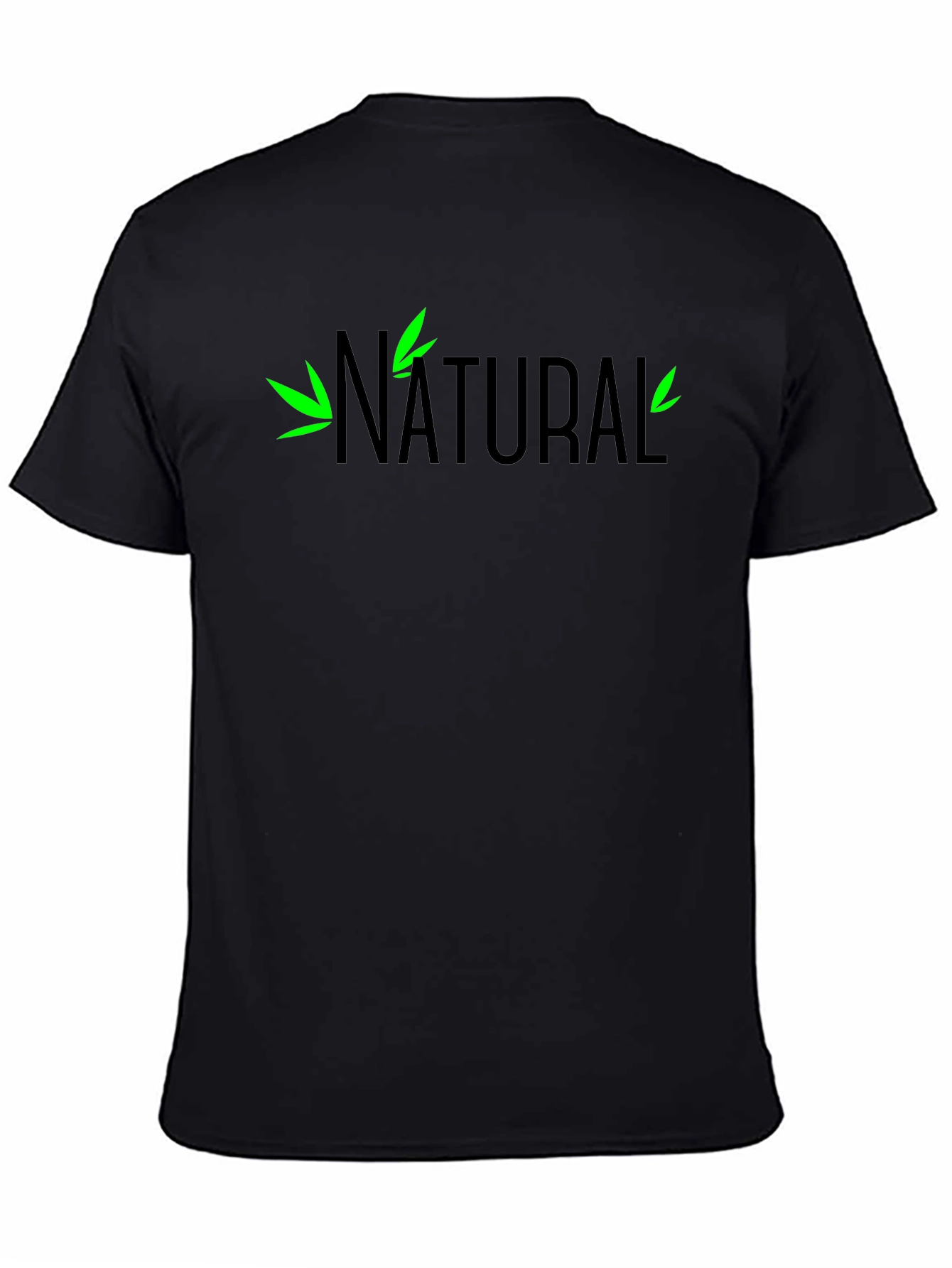 Natural Graphic T-Shirt - Black Tee