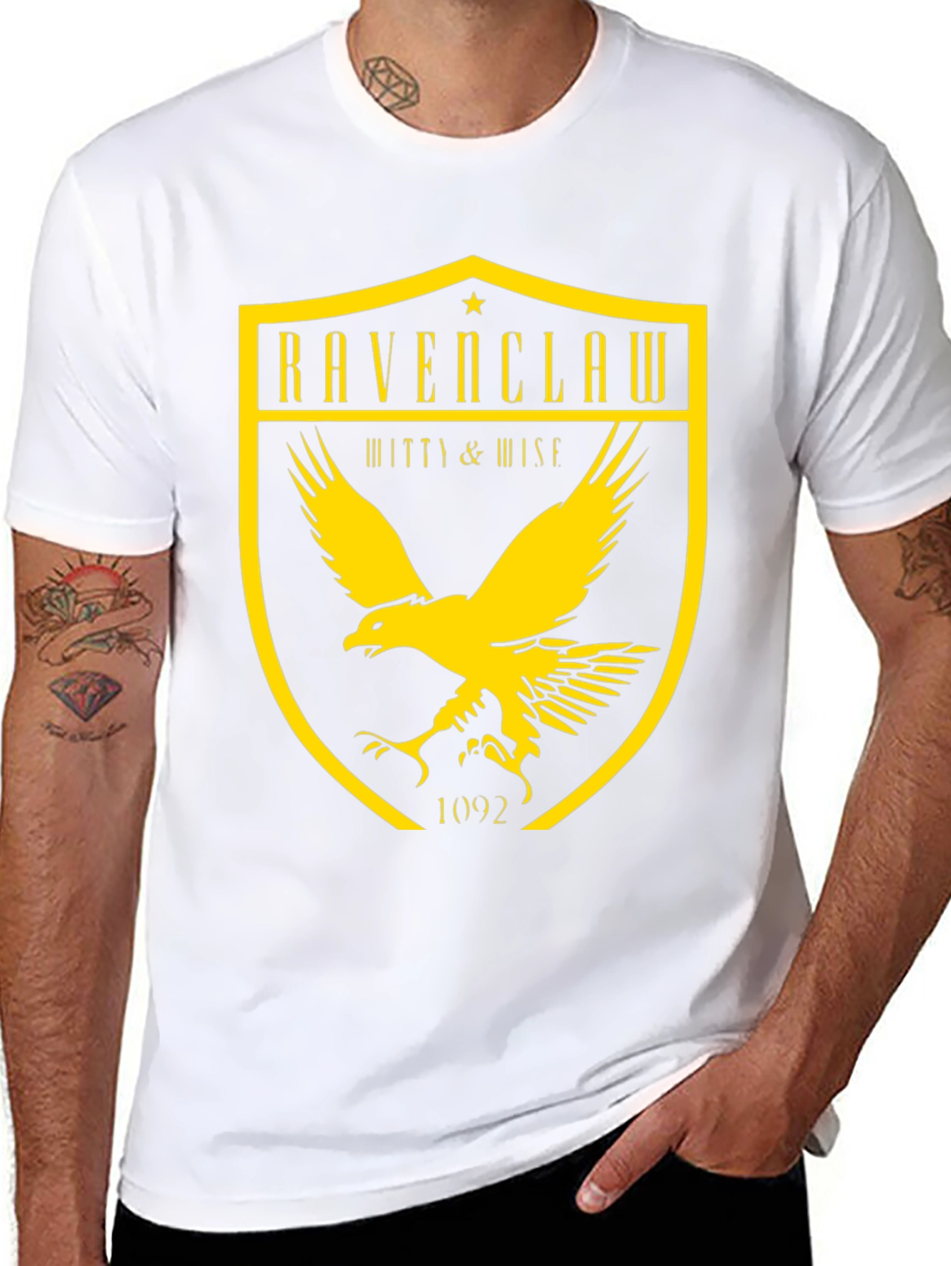 Ravenclaw Crest T-Shirt - Witty and Wise Tee