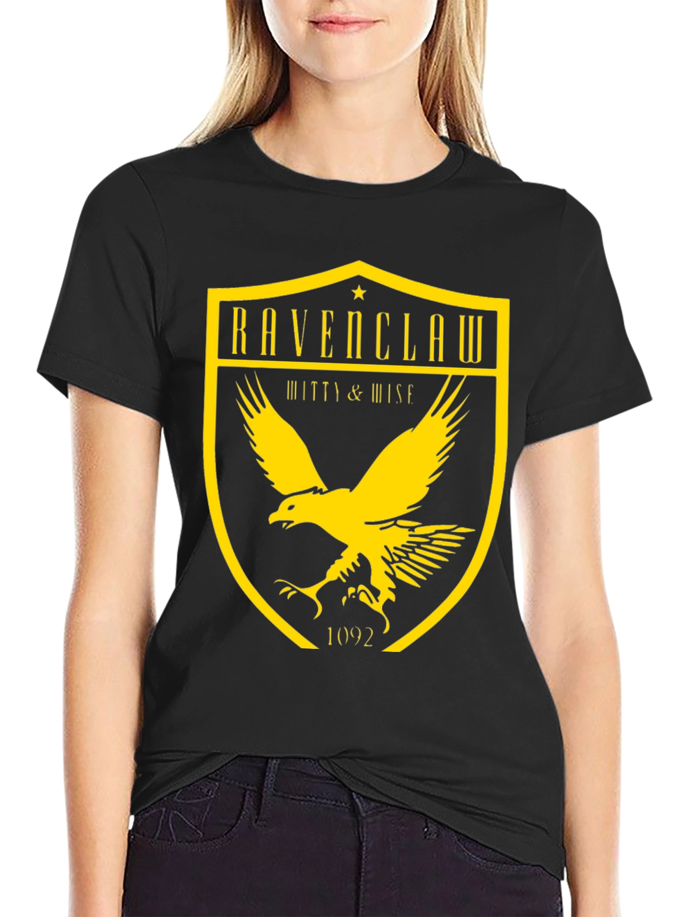 Ravenclaw Crest T-Shirt - Witty and Wise Tee