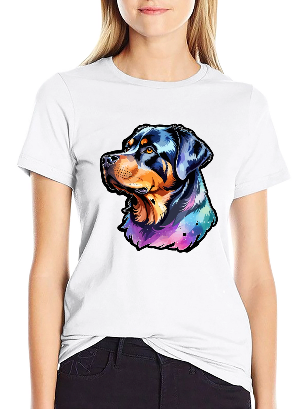 Rottweiler Galaxy T-Shirt - Dog Lovers Dream!