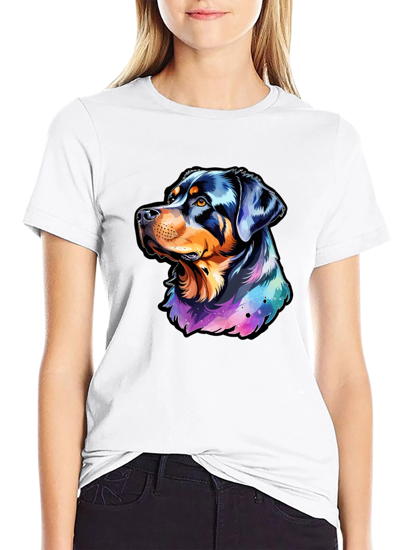 Rottweiler Galaxy T-Shirt - Dog Lovers Dream!