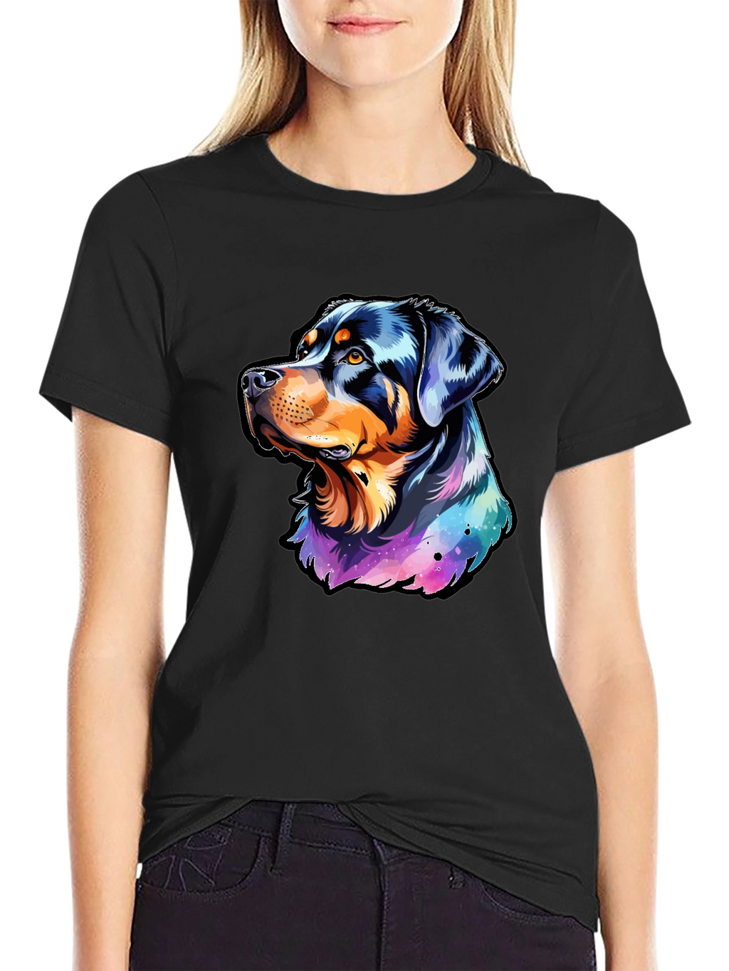 Rottweiler Galaxy T-Shirt - Dog Lovers Dream!