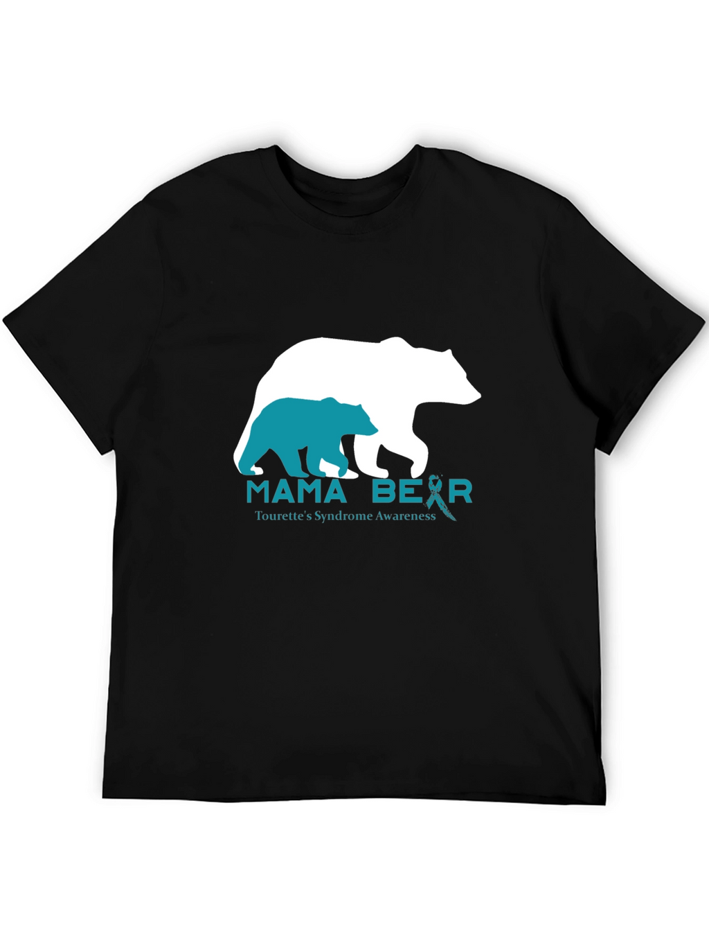 Mama Bear Tourettes Syndrome Awareness T-Shirt