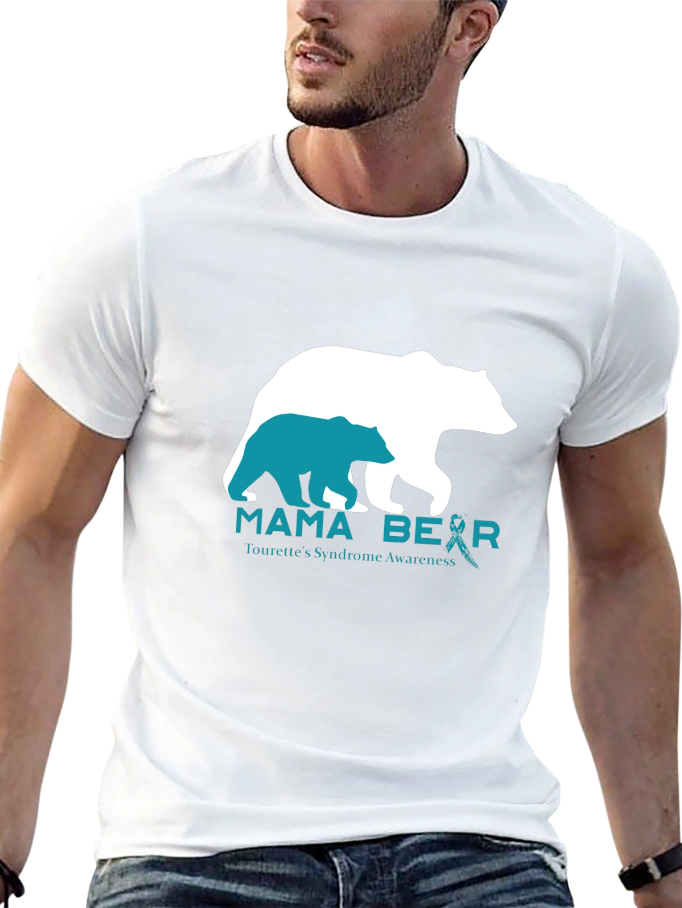 Mama Bear Tourettes Syndrome Awareness T-Shirt