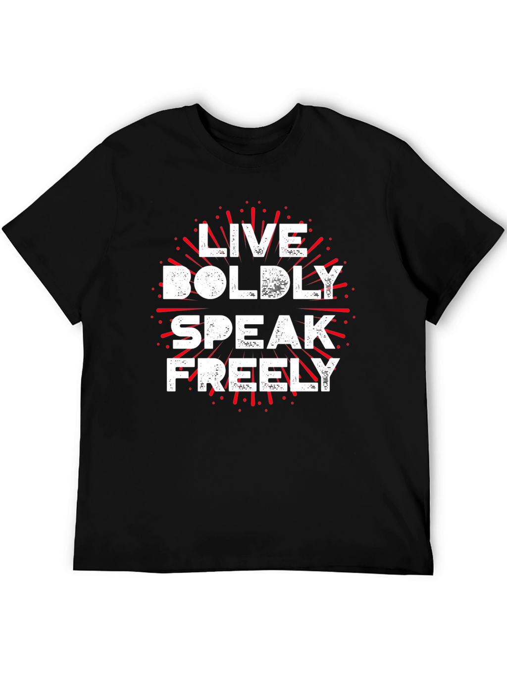 Live Boldly Speak Freely Graphic Tee