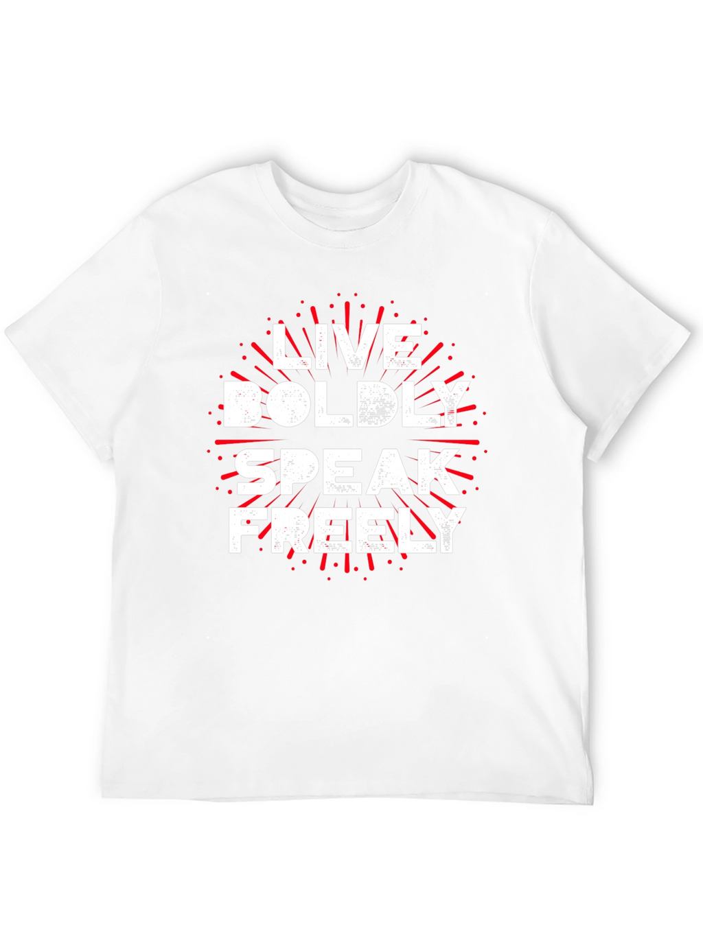 Live Boldly Speak Freely Graphic Tee