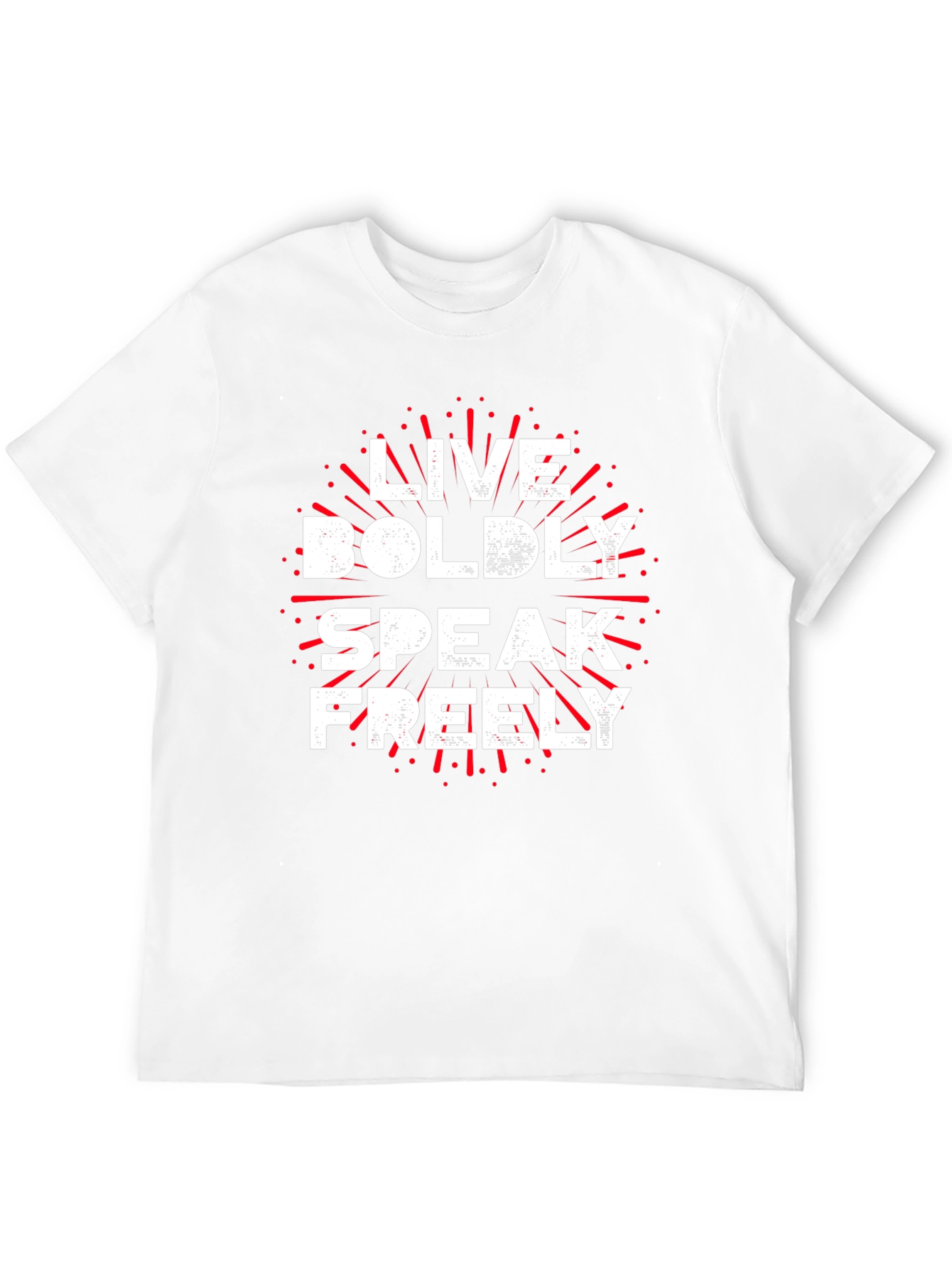 Live Boldly Speak Freely Graphic Tee