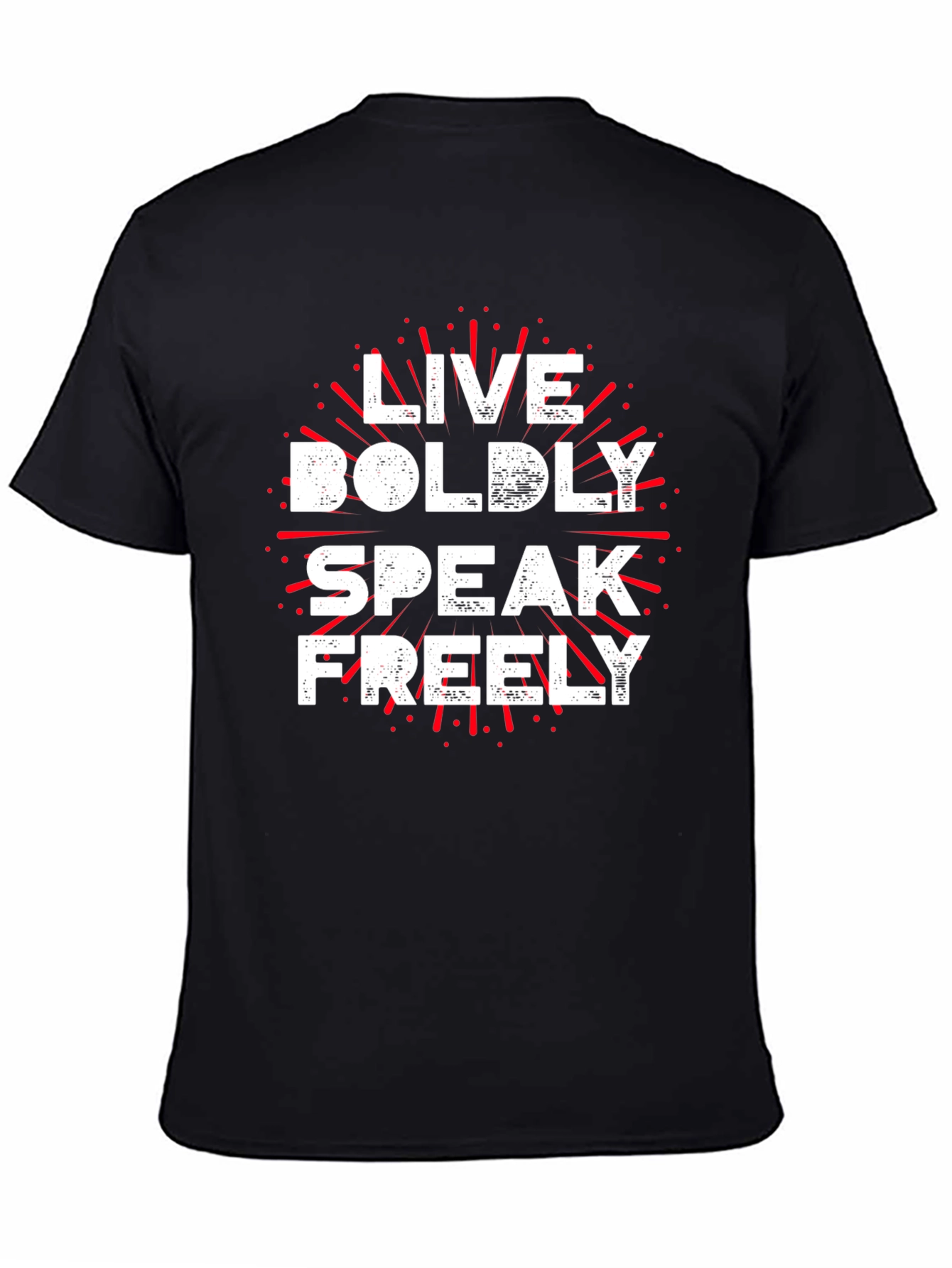 Live Boldly Speak Freely Graphic Tee