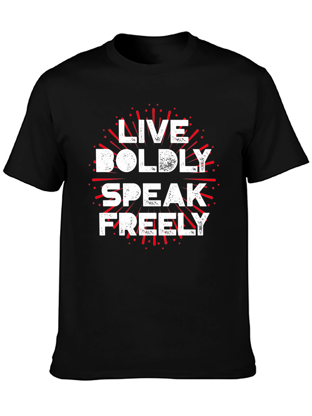 Live Boldly Speak Freely Graphic Tee