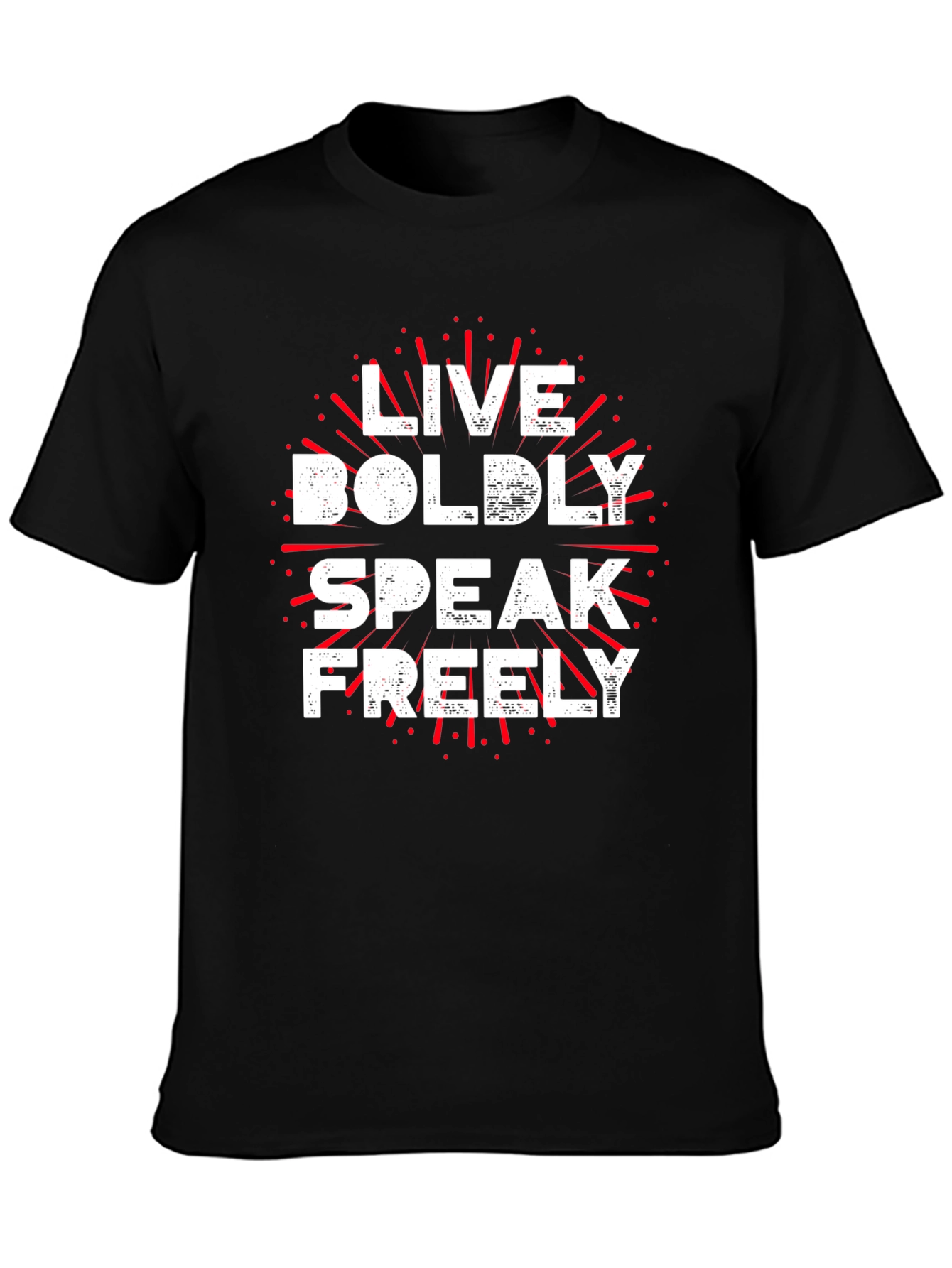 Live Boldly Speak Freely Graphic Tee