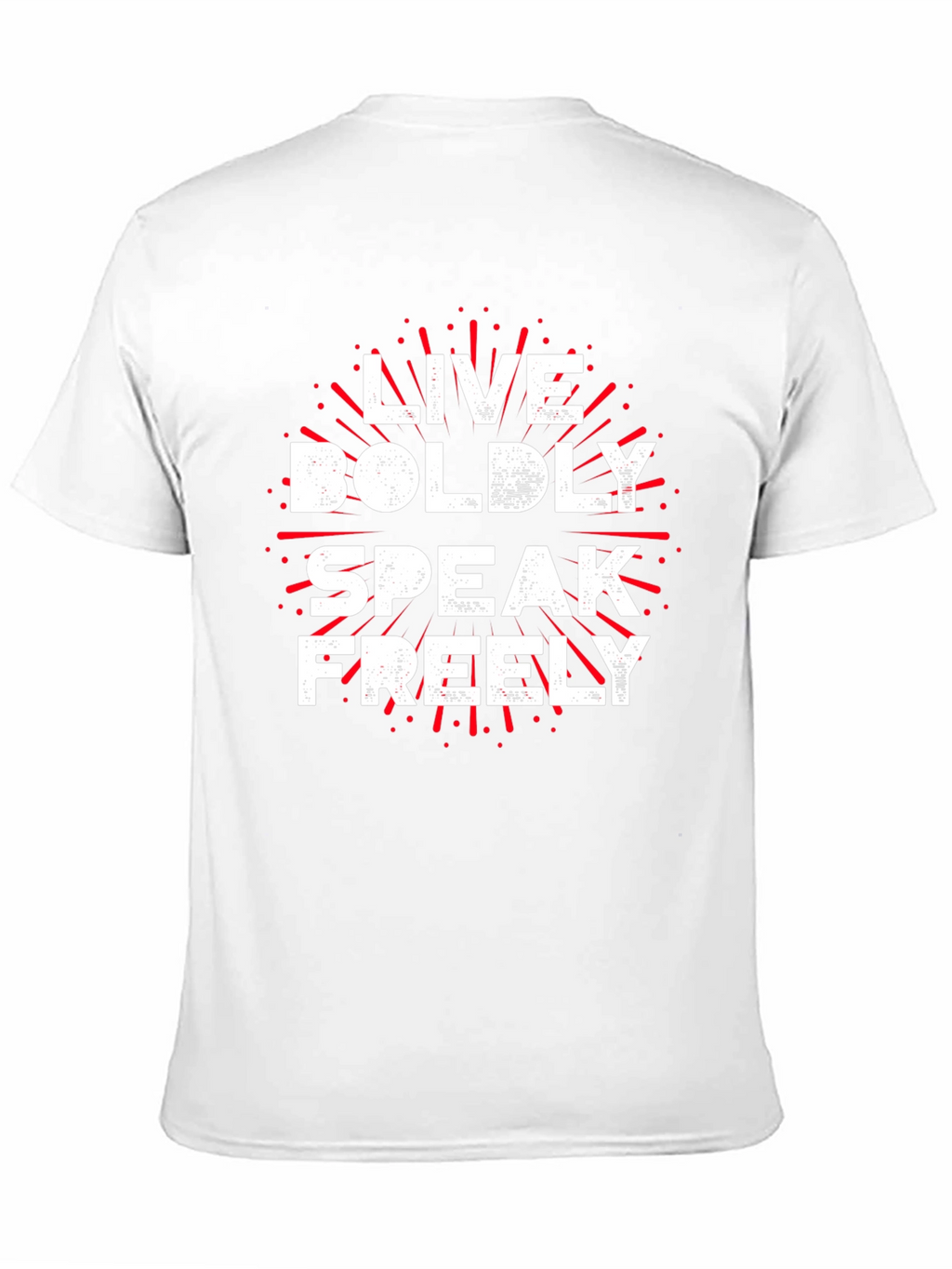 Live Boldly Speak Freely Graphic Tee