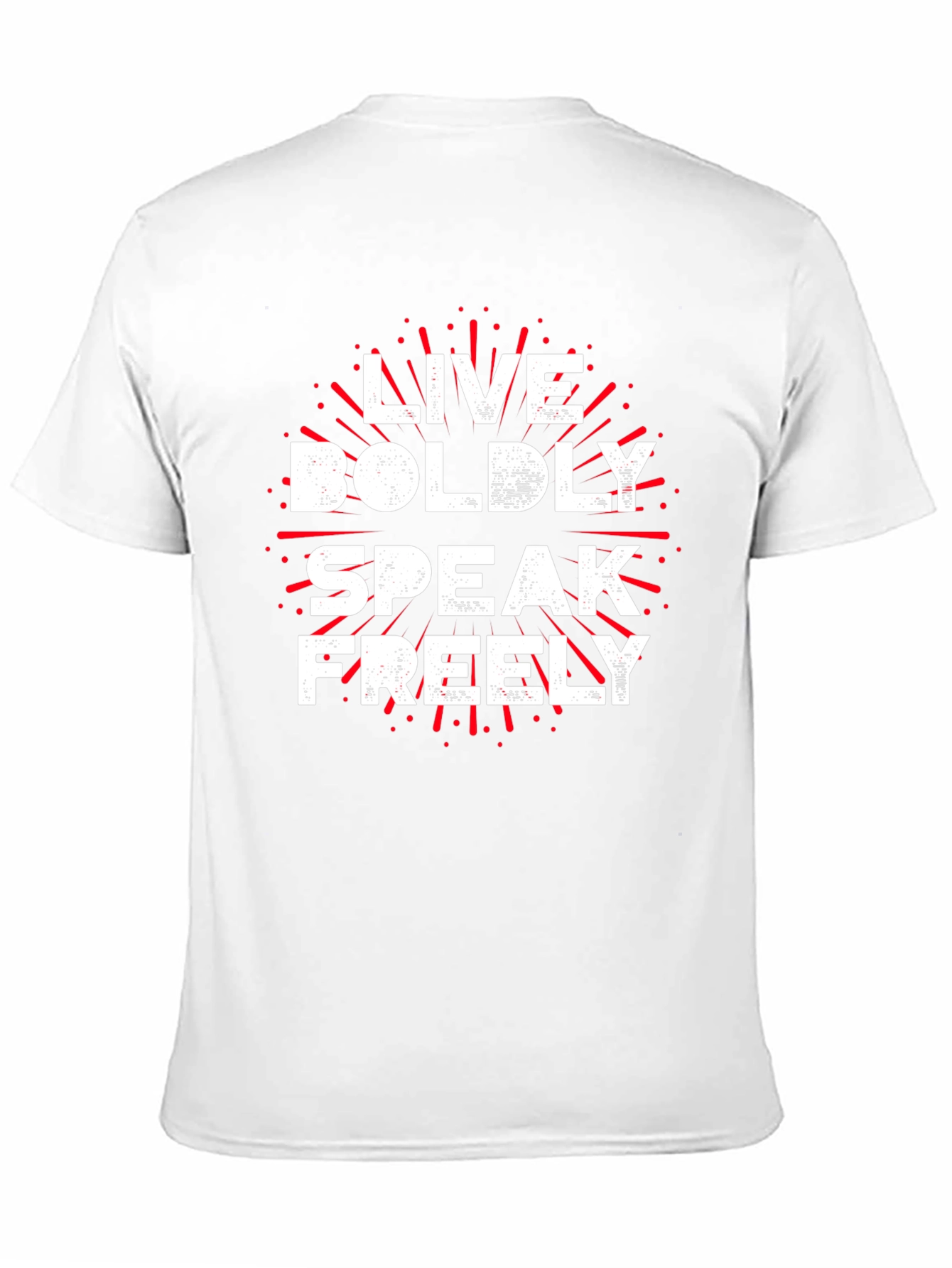 Live Boldly Speak Freely Graphic Tee