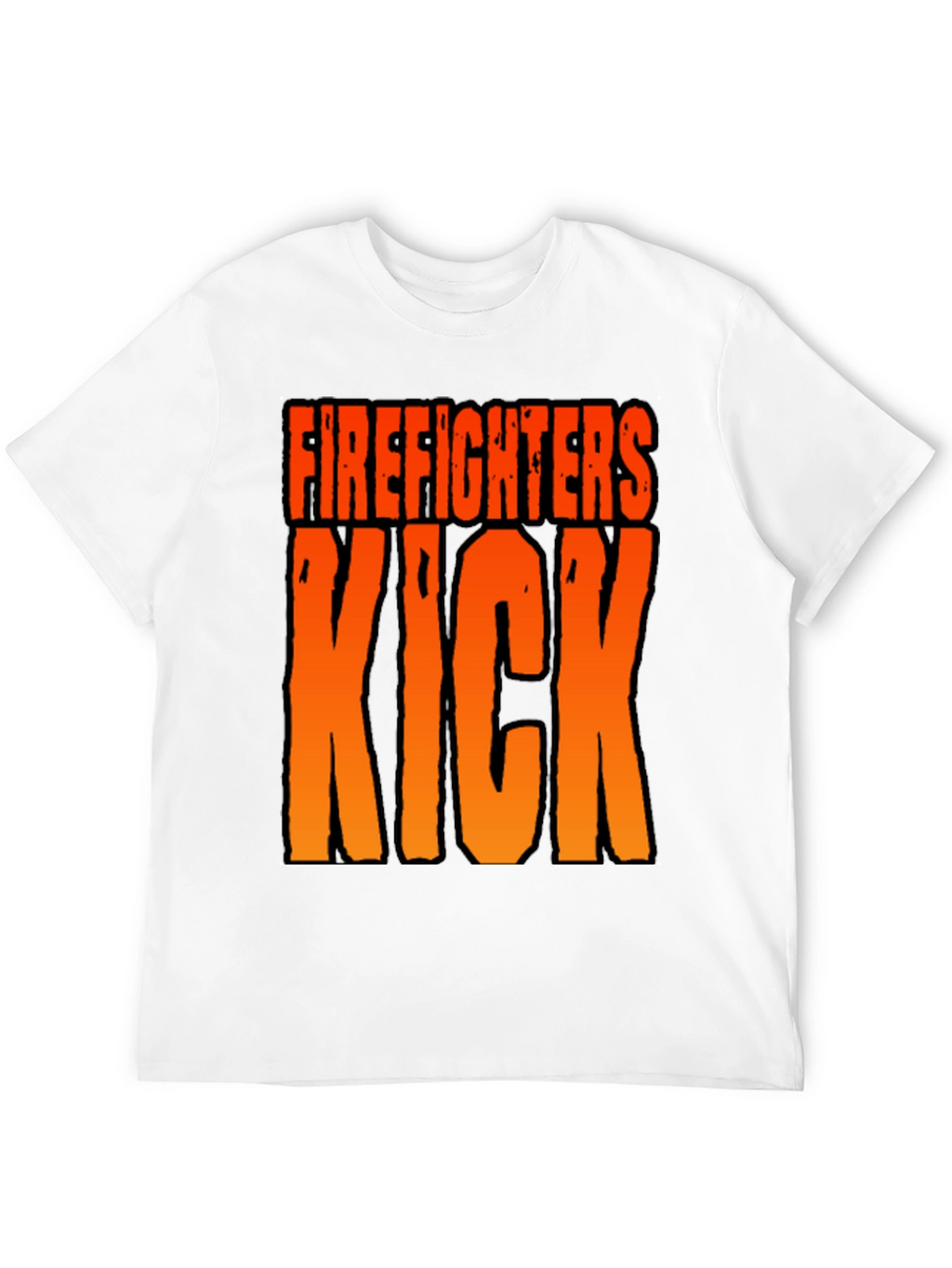 Firefighters Kick T-Shirt - Bold Graphic Tee
