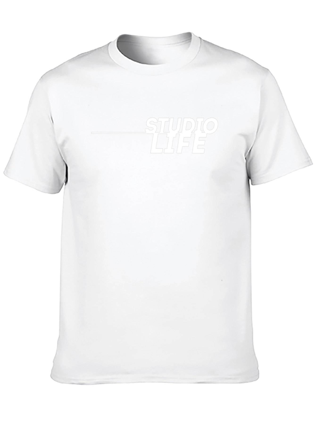 Studio Life Graphic Tee - Black Cotton T-Shirt