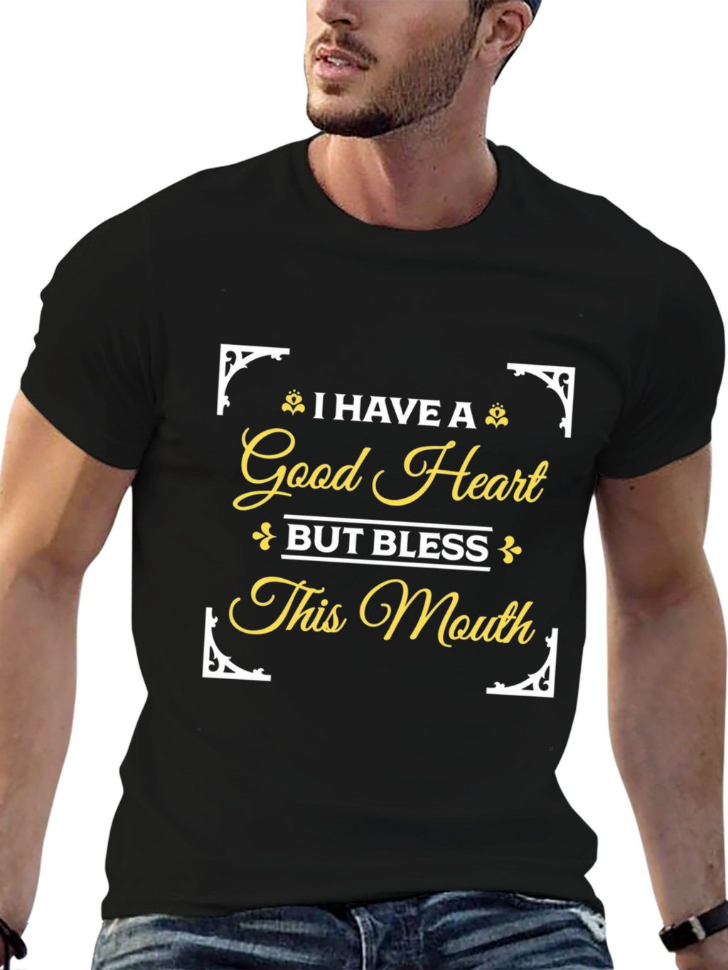 Good Heart Funny Graphic T-Shirt