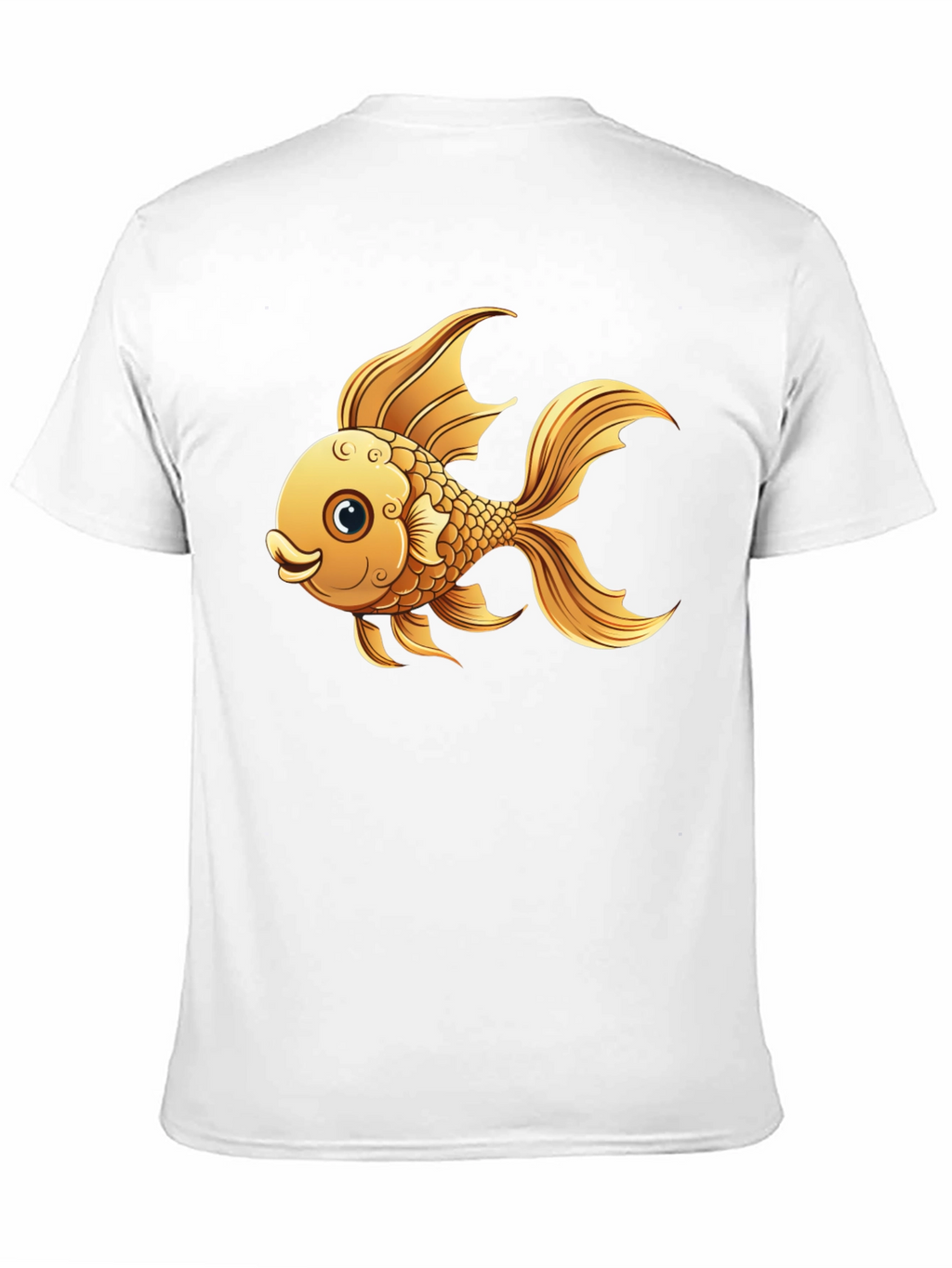 Goldfish Graphic T-Shirt - Black Cotton Tee