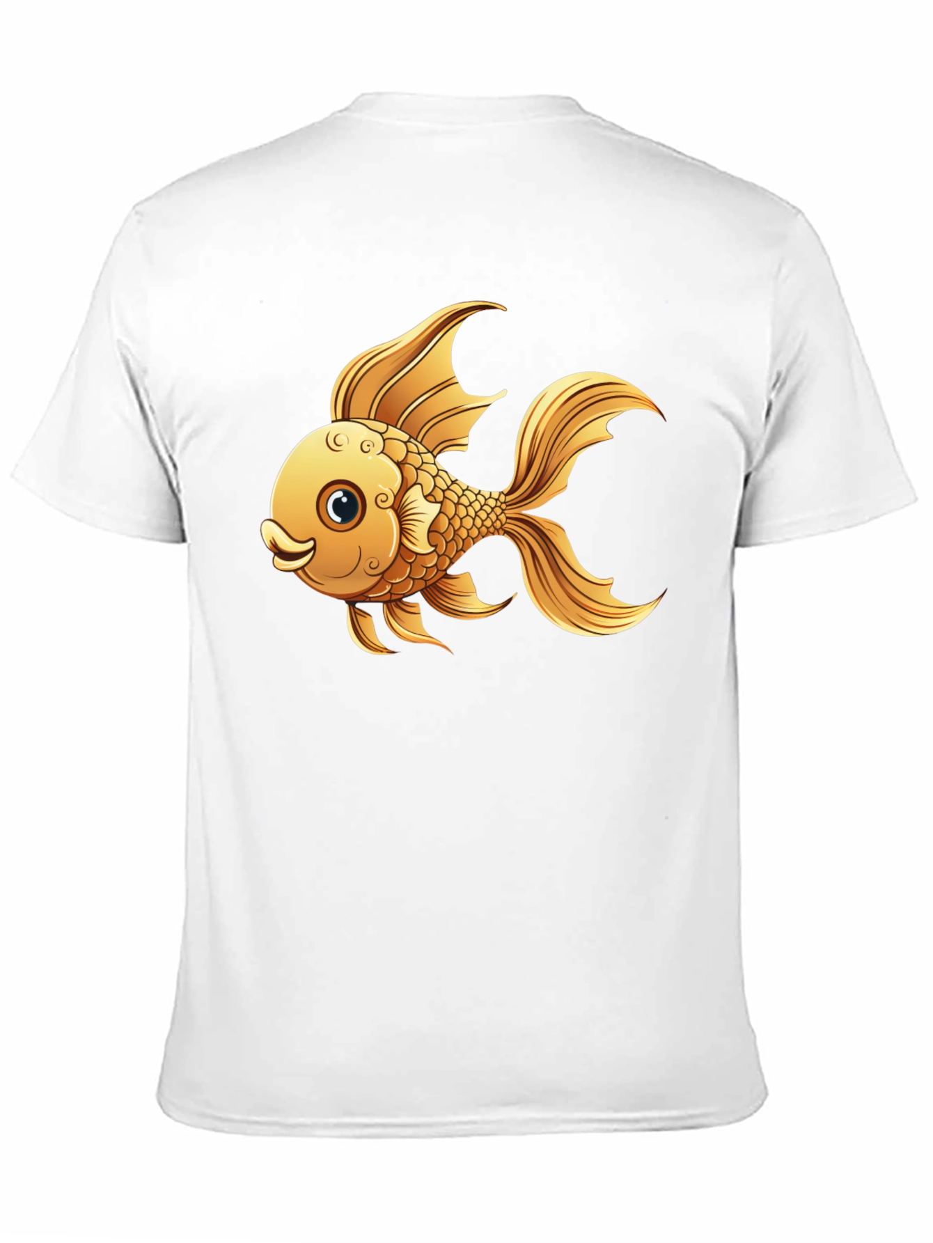 Goldfish Graphic T-Shirt - Black Cotton Tee