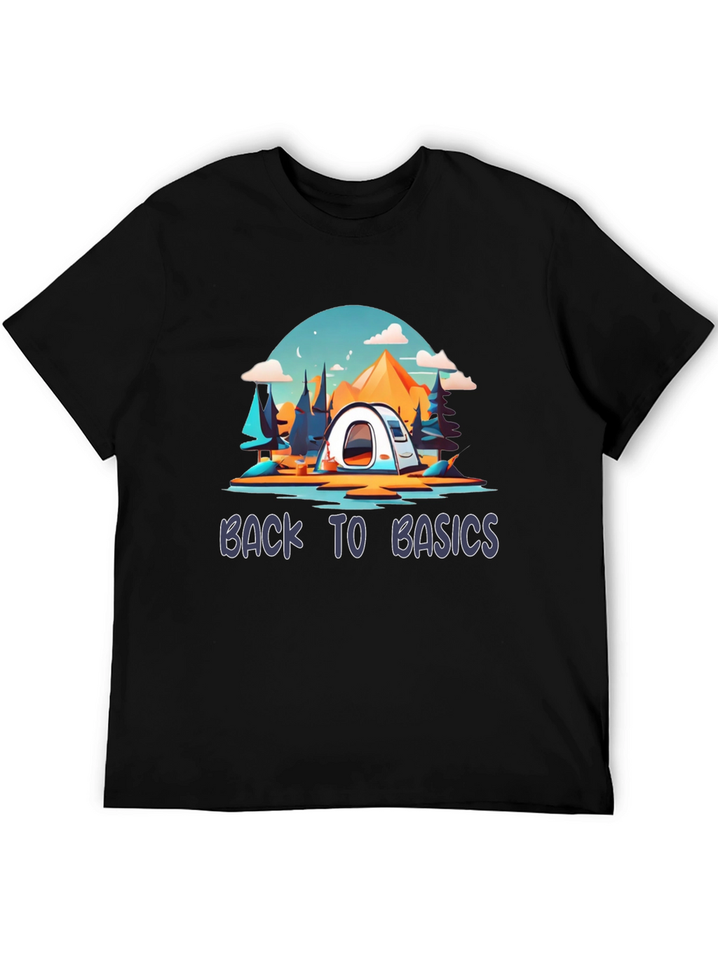 Back to Basics Camping T-Shirt