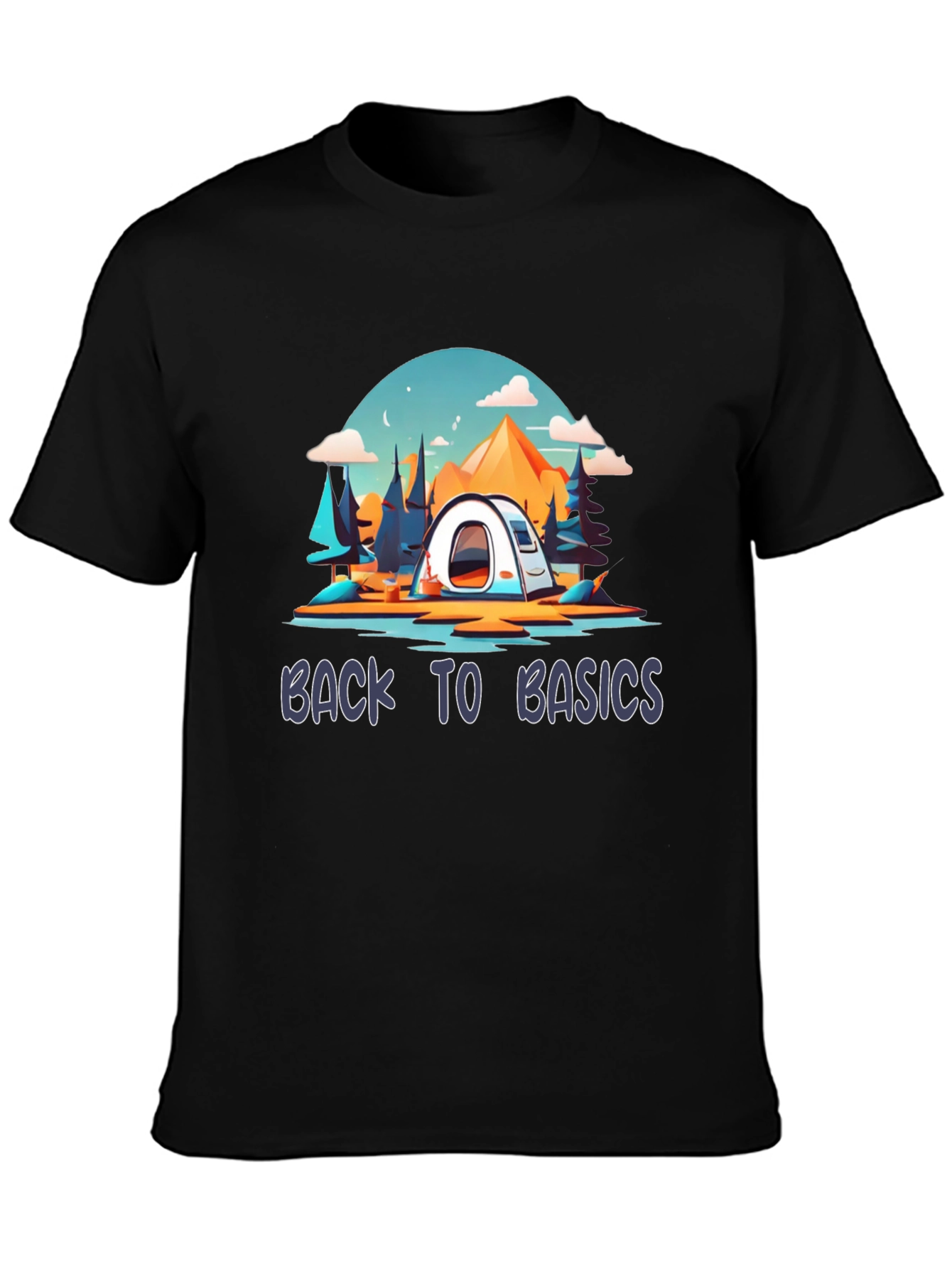 Back to Basics Camping T-Shirt