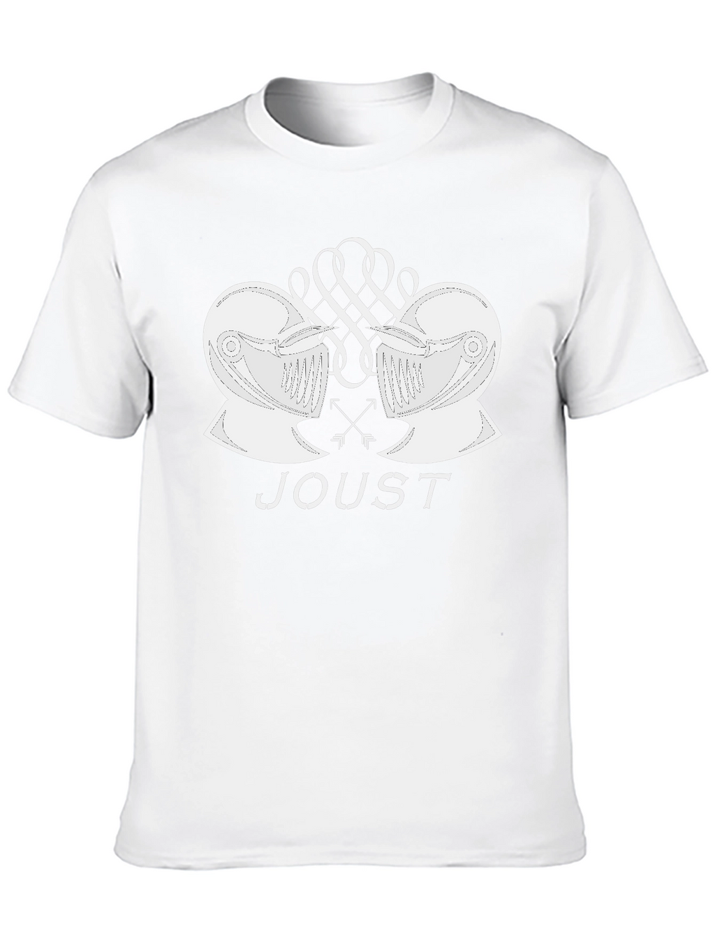Joust Graphic T-Shirt: Black Cotton Tee