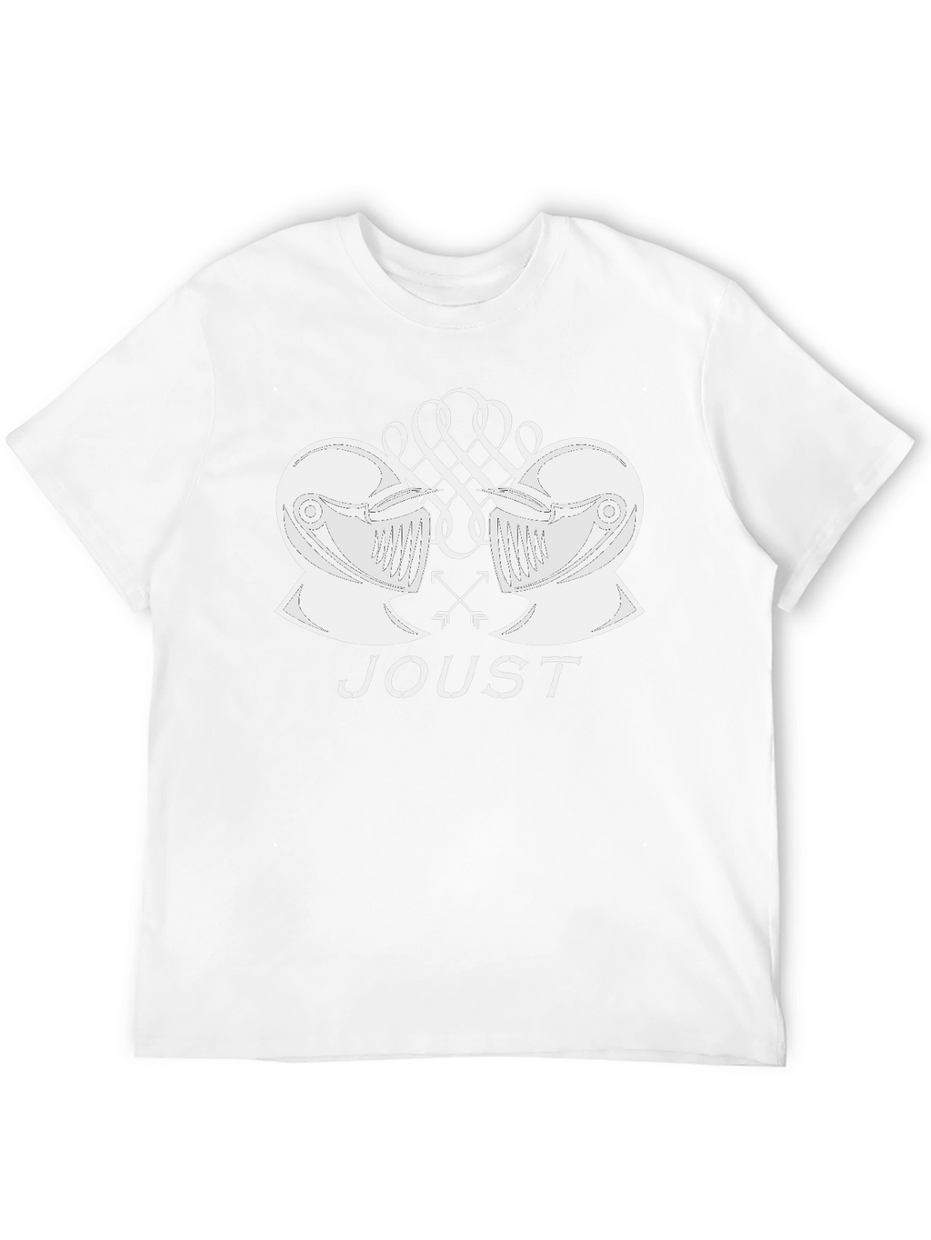 Joust Graphic T-Shirt: Black Cotton Tee