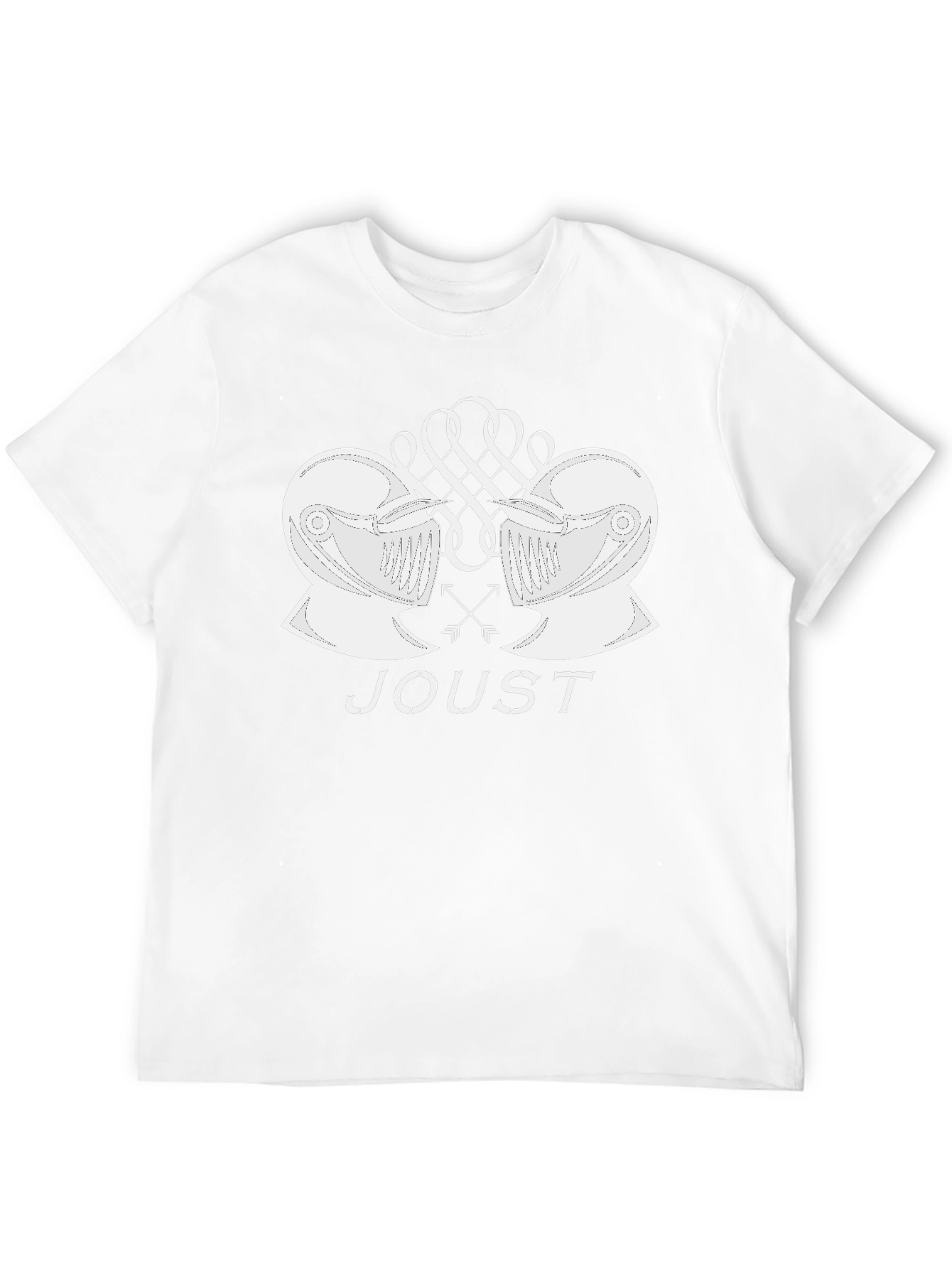 Joust Graphic T-Shirt: Black Cotton Tee