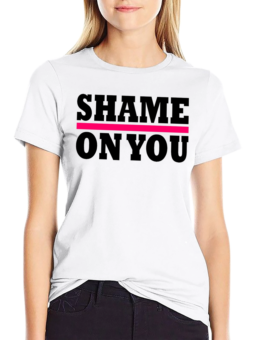 Shame On You Graphic Tee - Bold Statement Shirt