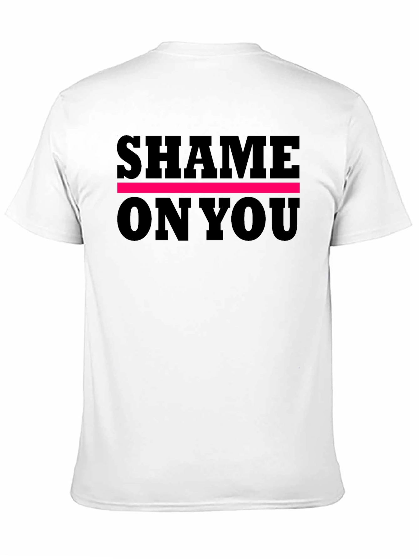 Shame On You Graphic Tee - Bold Statement Shirt