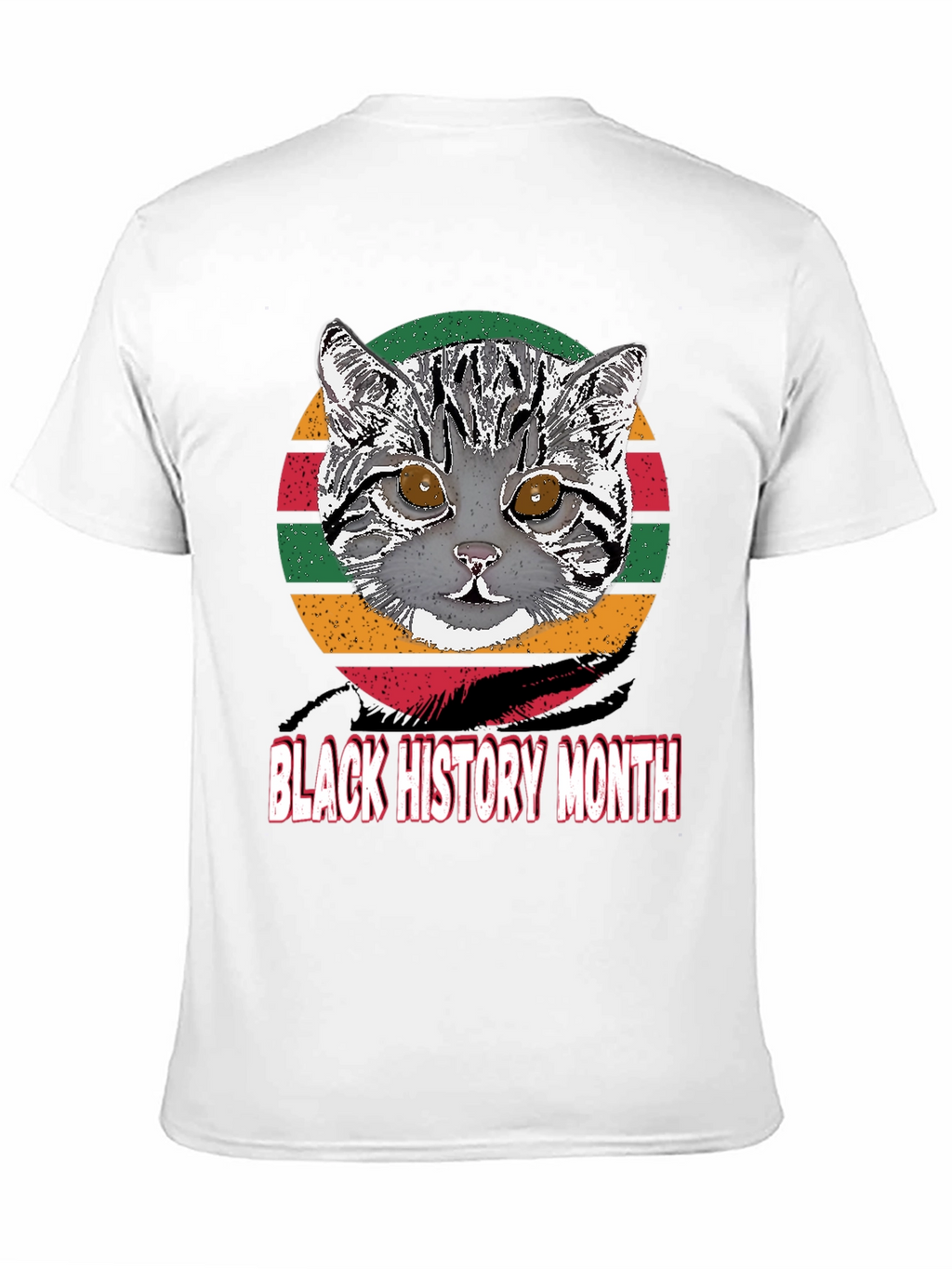 Black History Month Cat T-Shirt