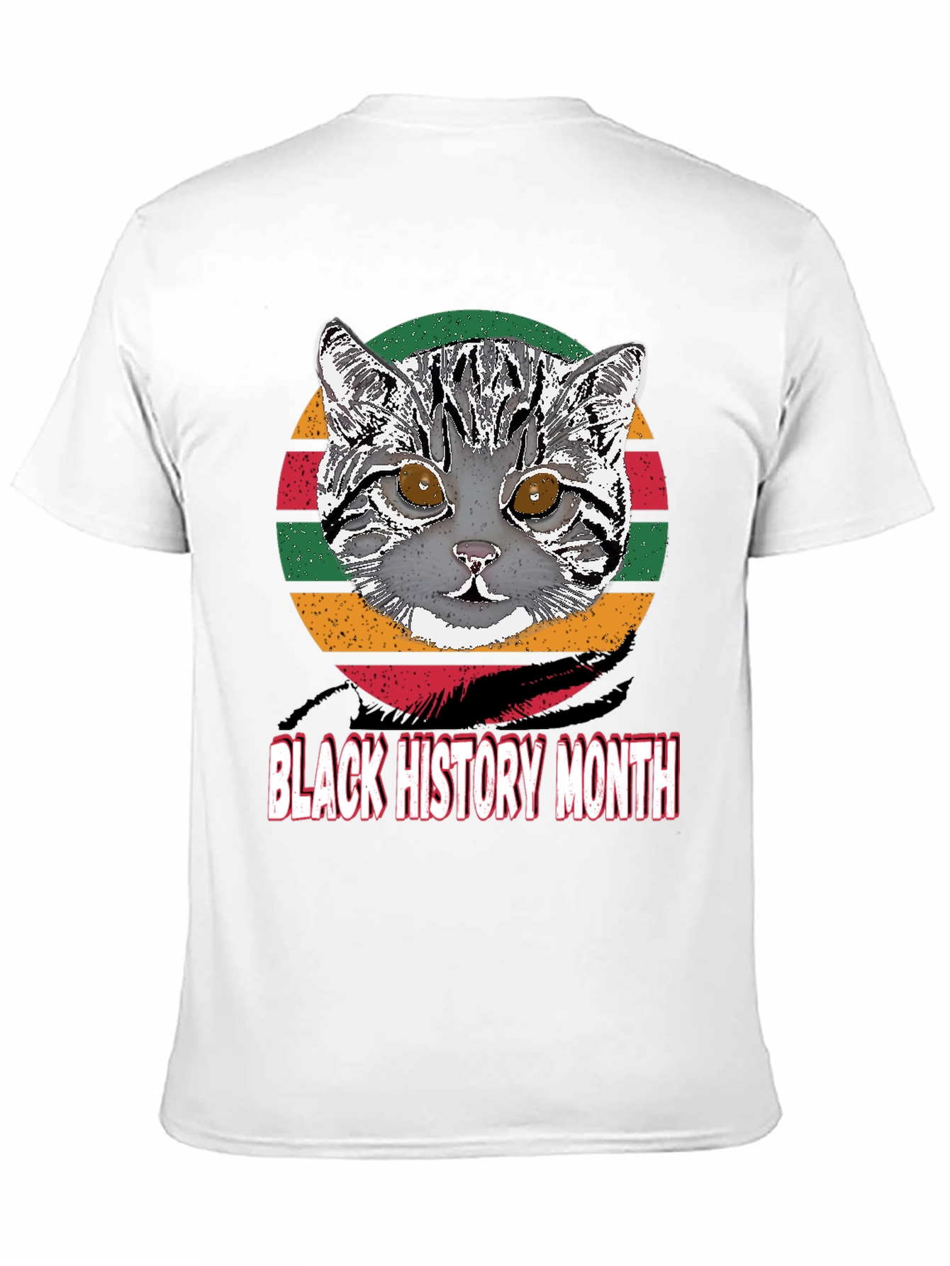 Black History Month Cat T-Shirt