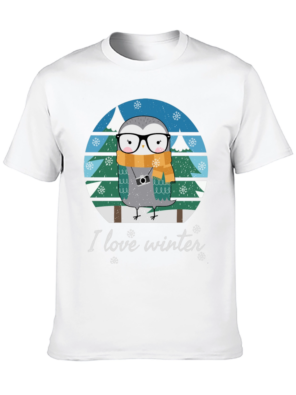 I Love Winter Owl T-Shirt