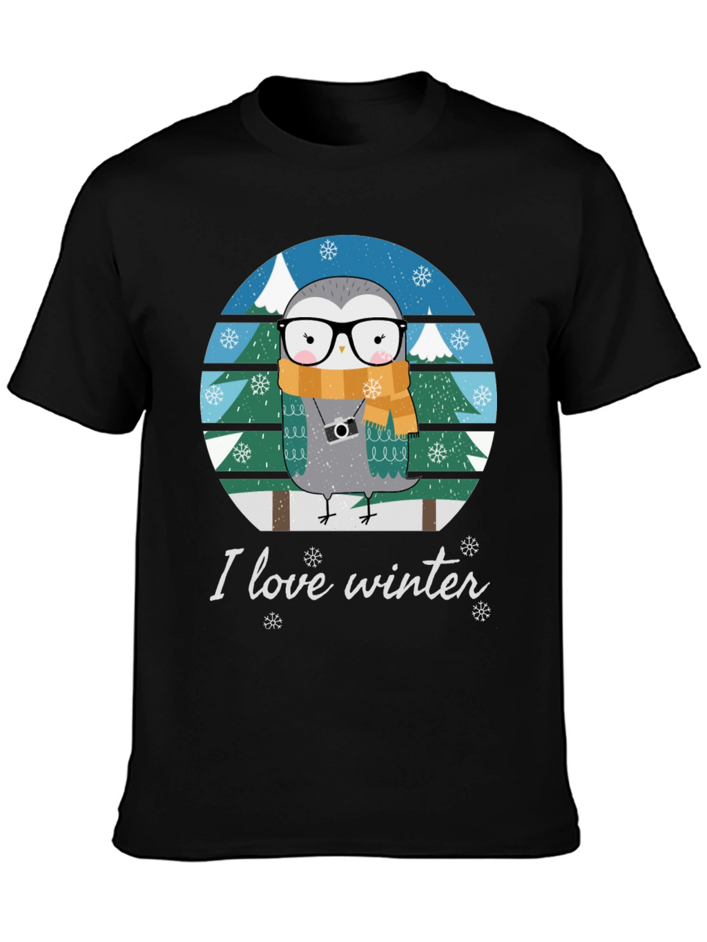I Love Winter Owl T-Shirt