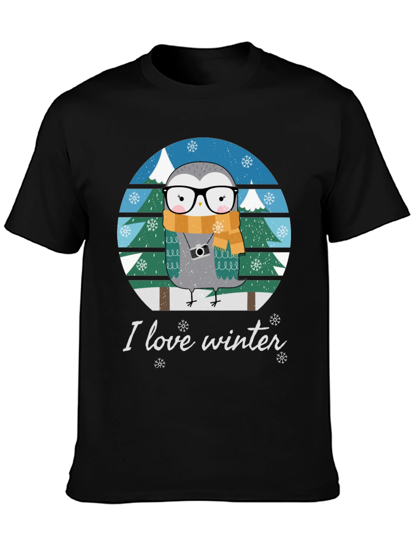 I Love Winter Owl T-Shirt