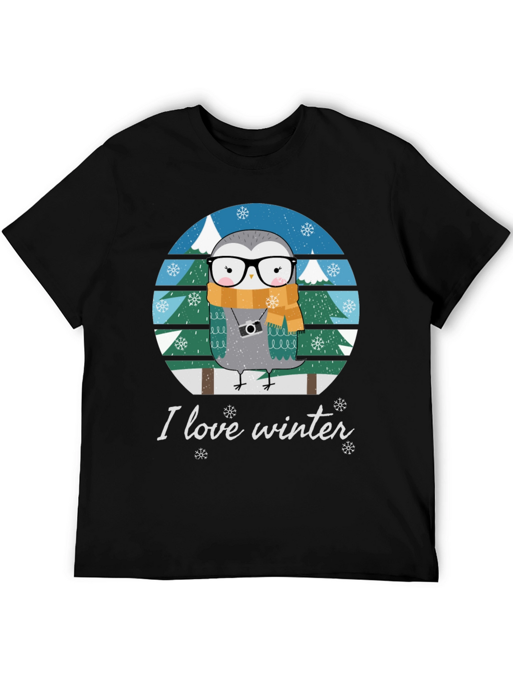 I Love Winter Owl T-Shirt