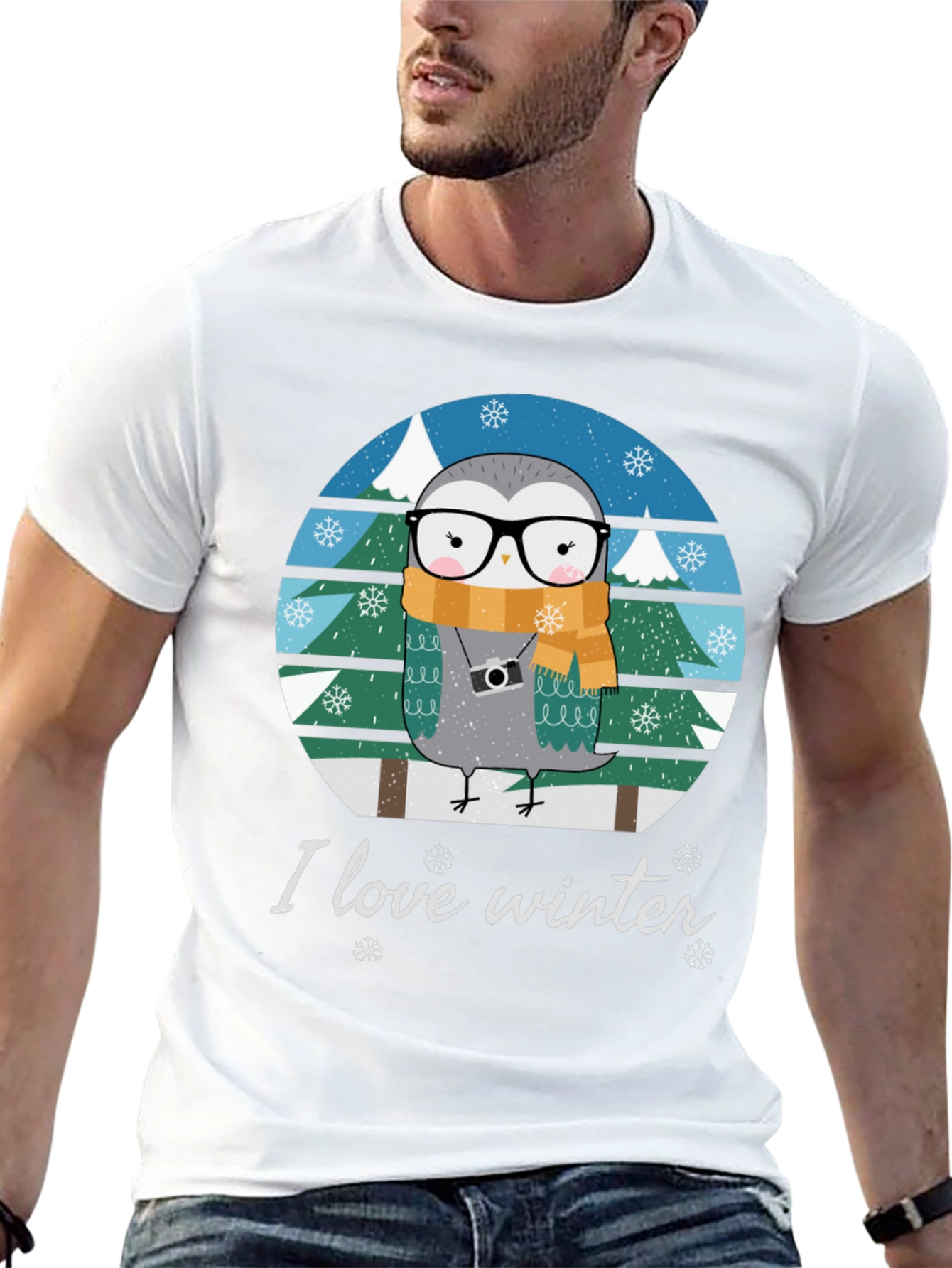 I Love Winter Owl T-Shirt