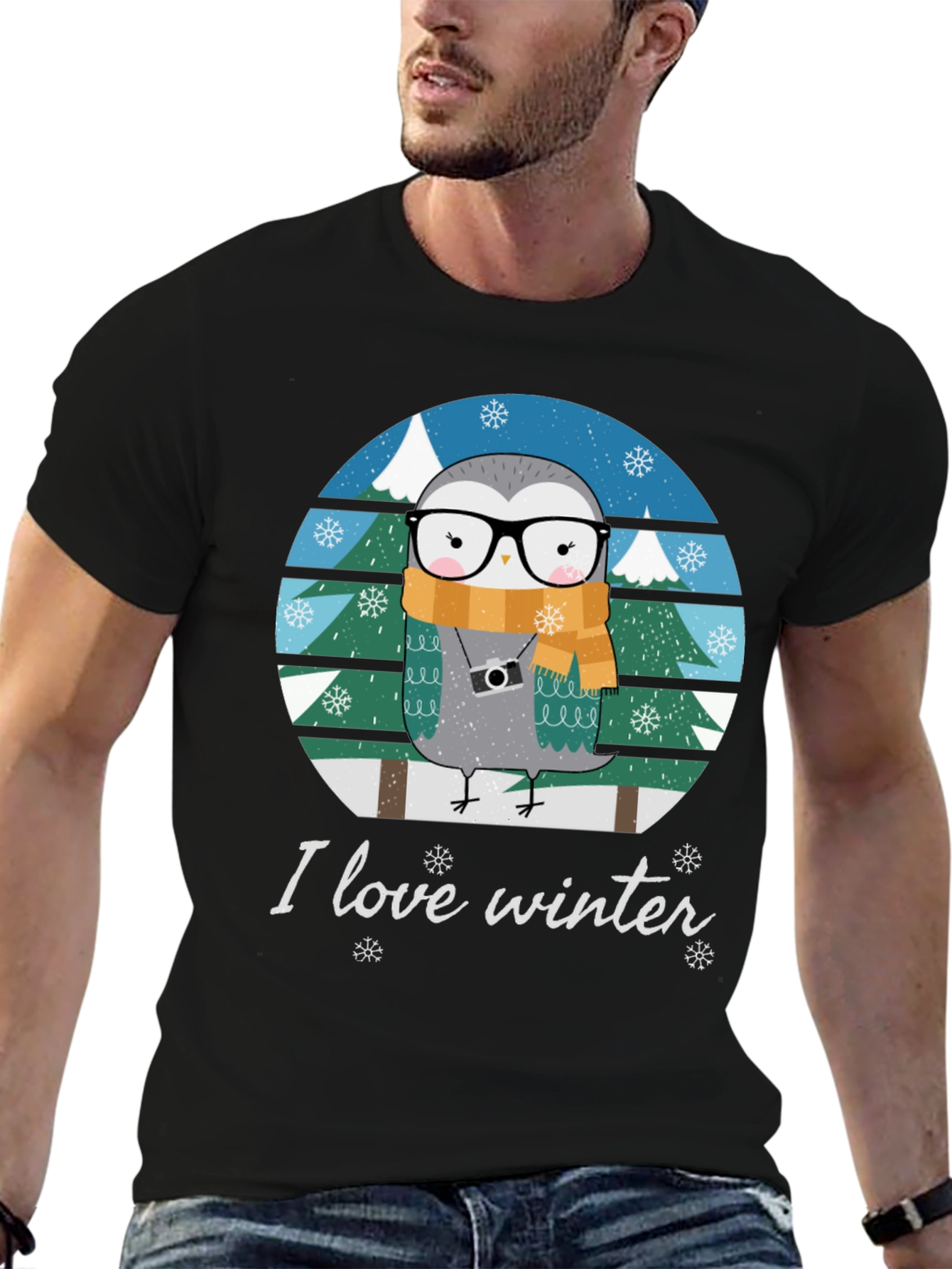 I Love Winter Owl T-Shirt
