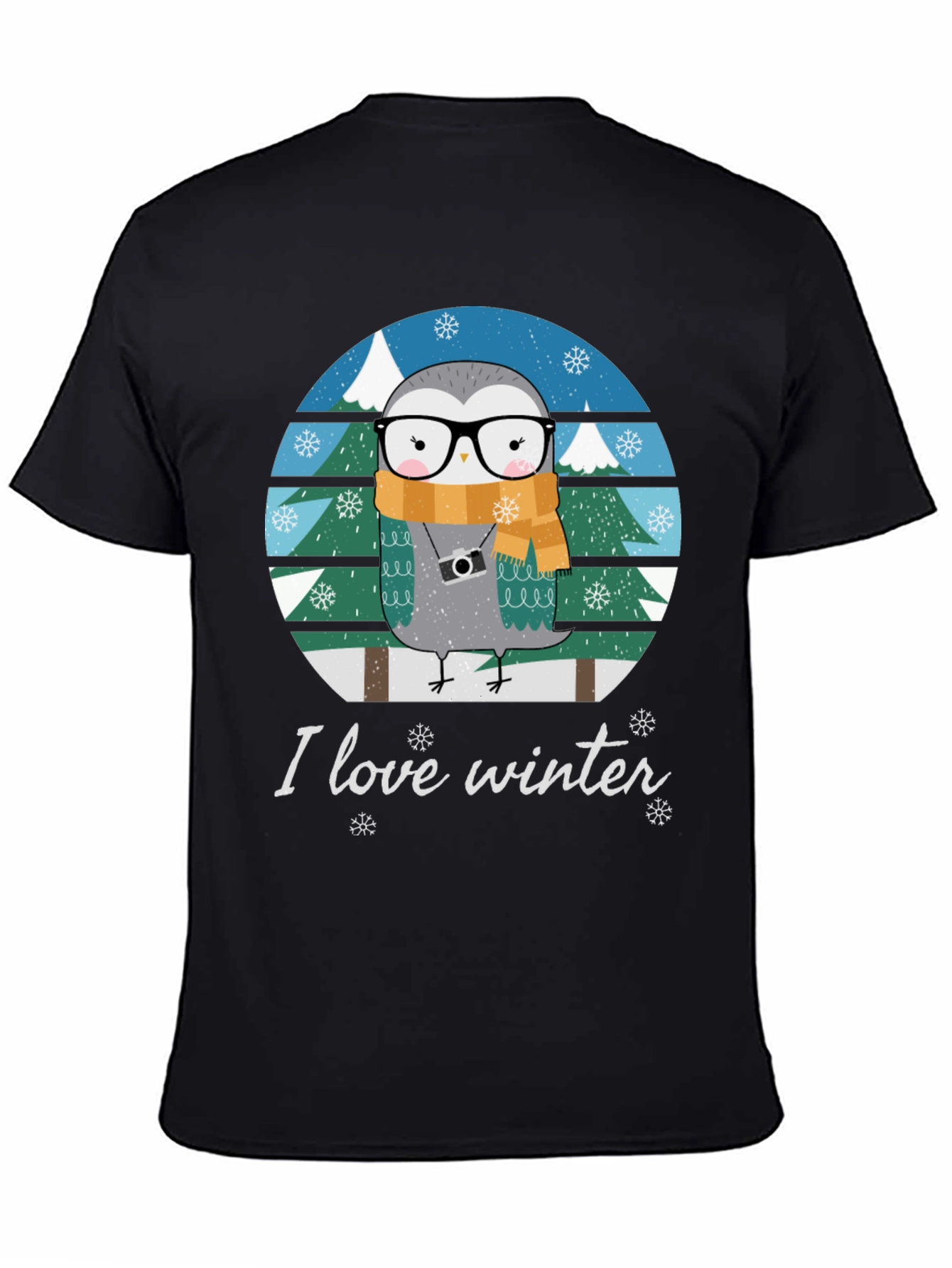I Love Winter Owl T-Shirt