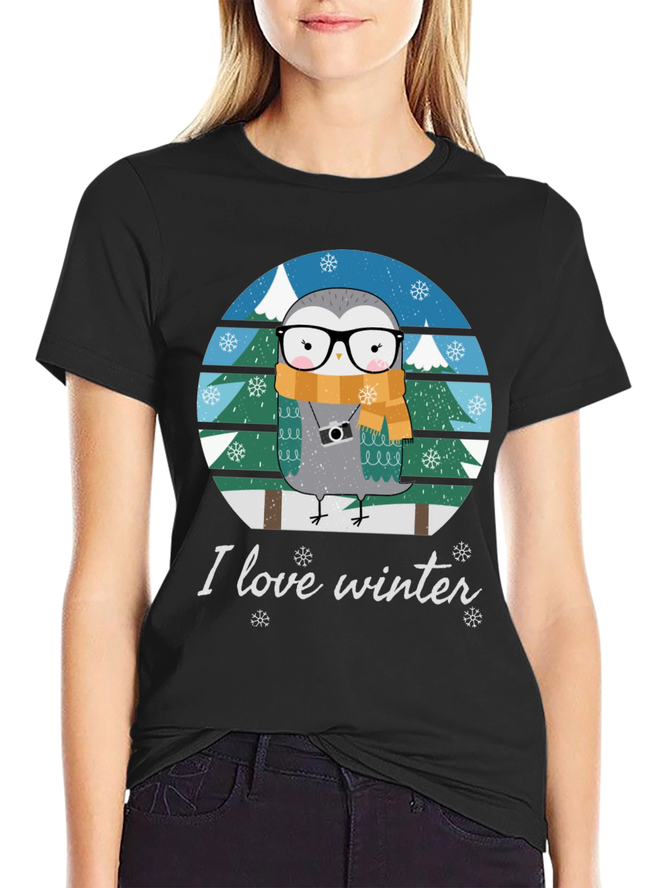 I Love Winter Owl T-Shirt
