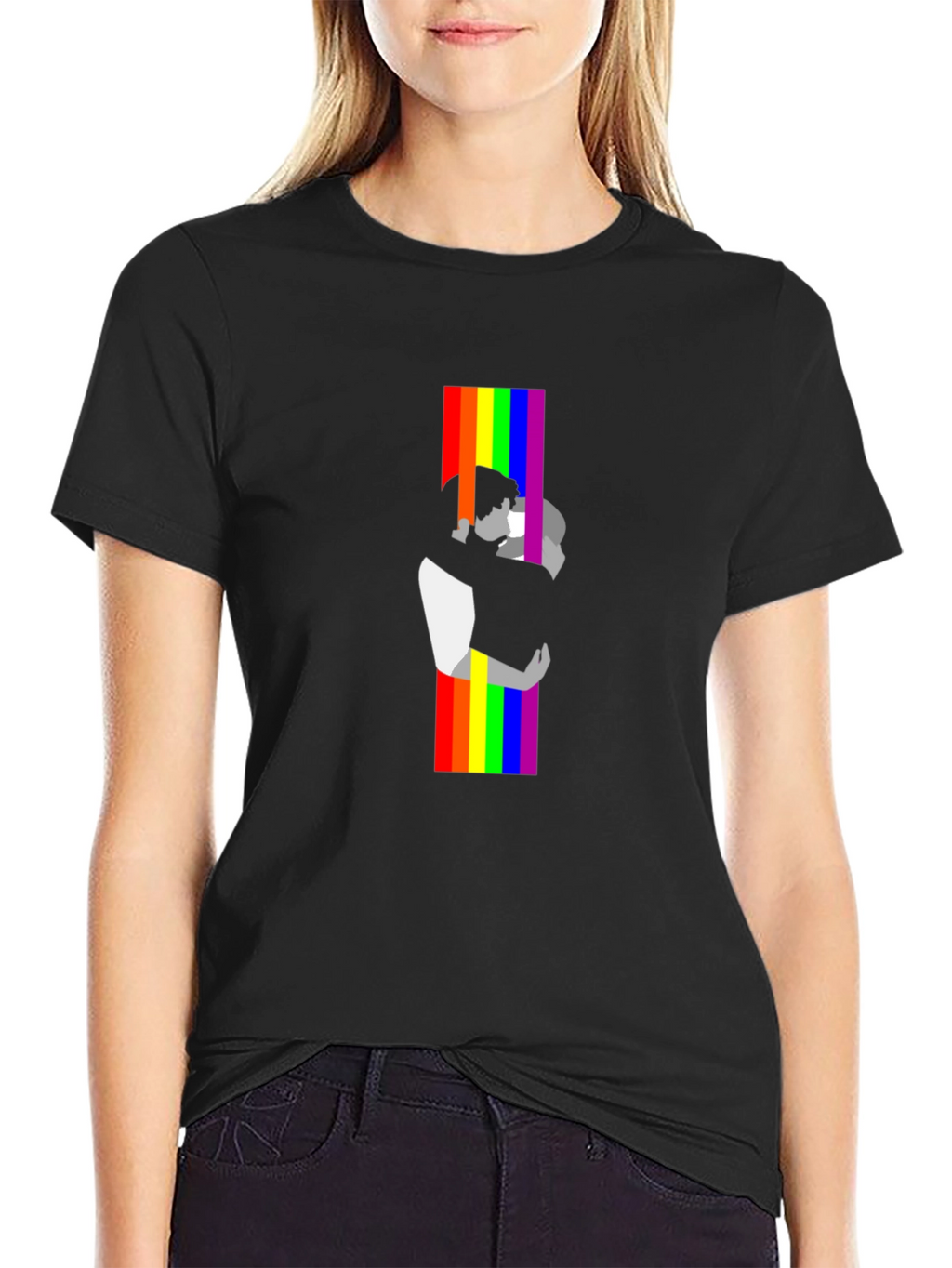 Pride Love Graphic T-Shirt - Black