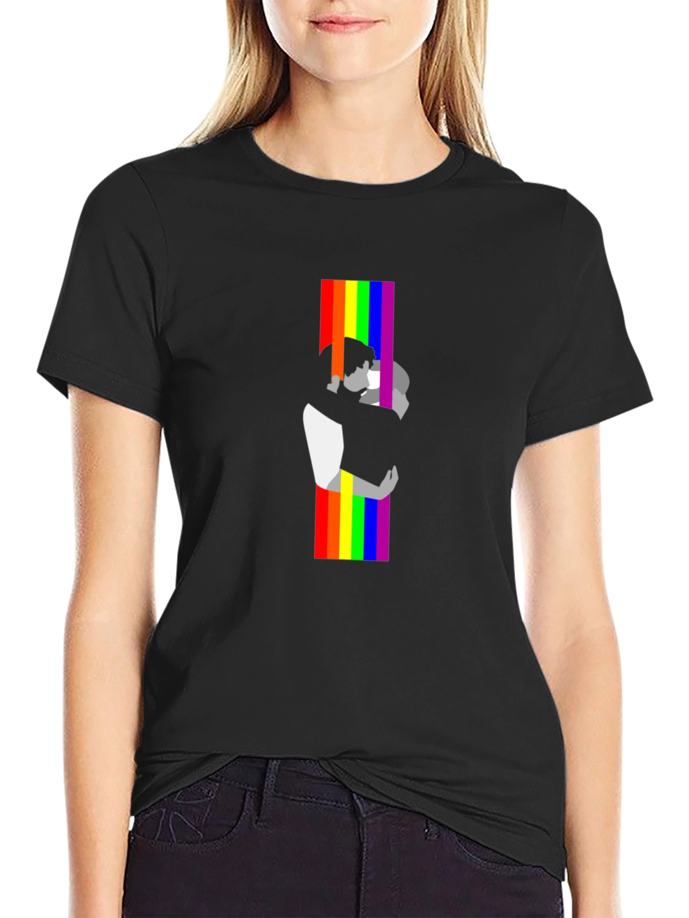 Pride Love Graphic T-Shirt - Black