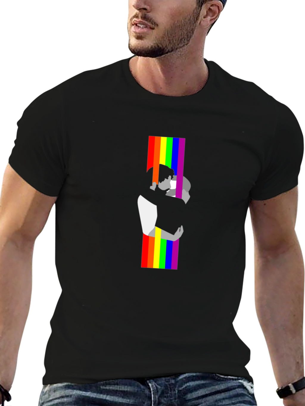 Pride Love Graphic T-Shirt - Black