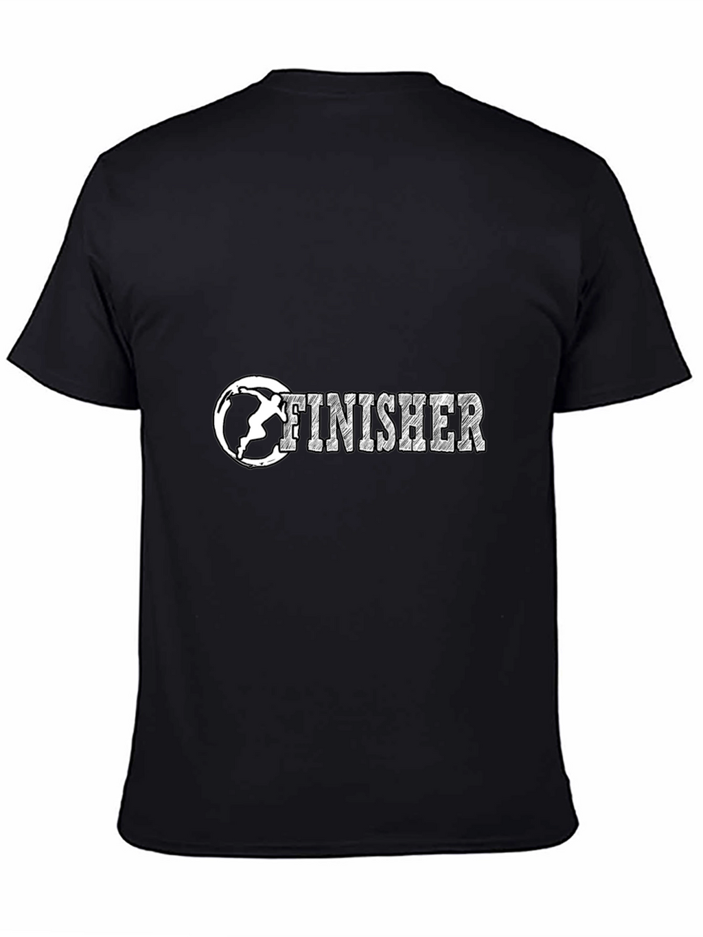 Finisher Graphic Tee - Black Crewneck Shirt