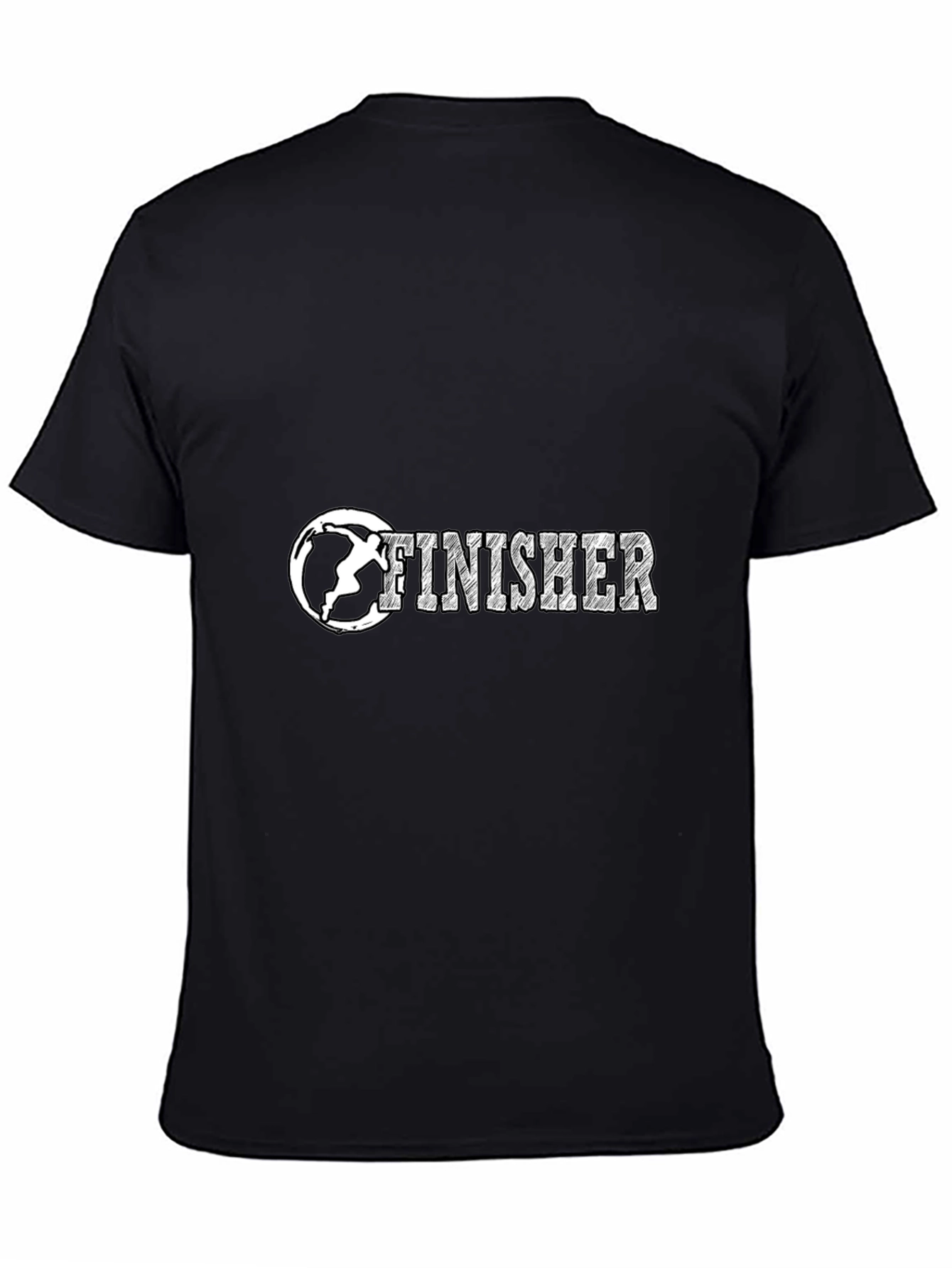 Finisher Graphic Tee - Black Crewneck Shirt