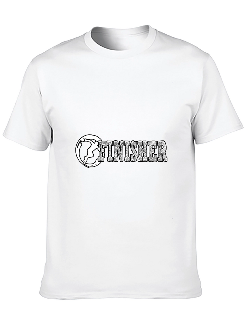 Finisher Graphic Tee - Black Crewneck Shirt