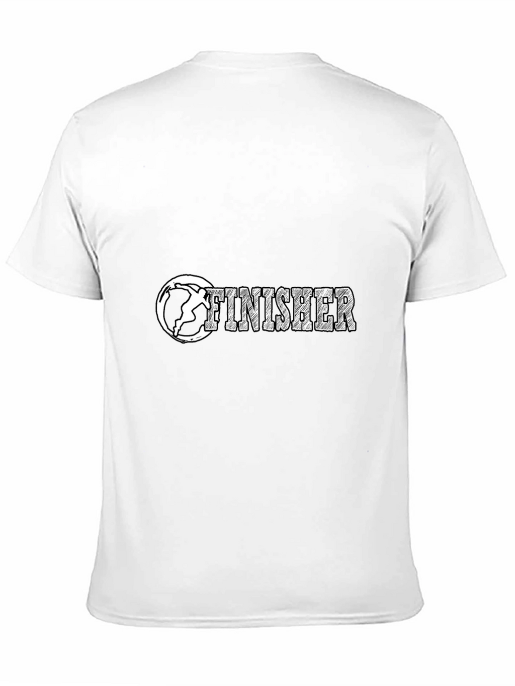 Finisher Graphic Tee - Black Crewneck Shirt