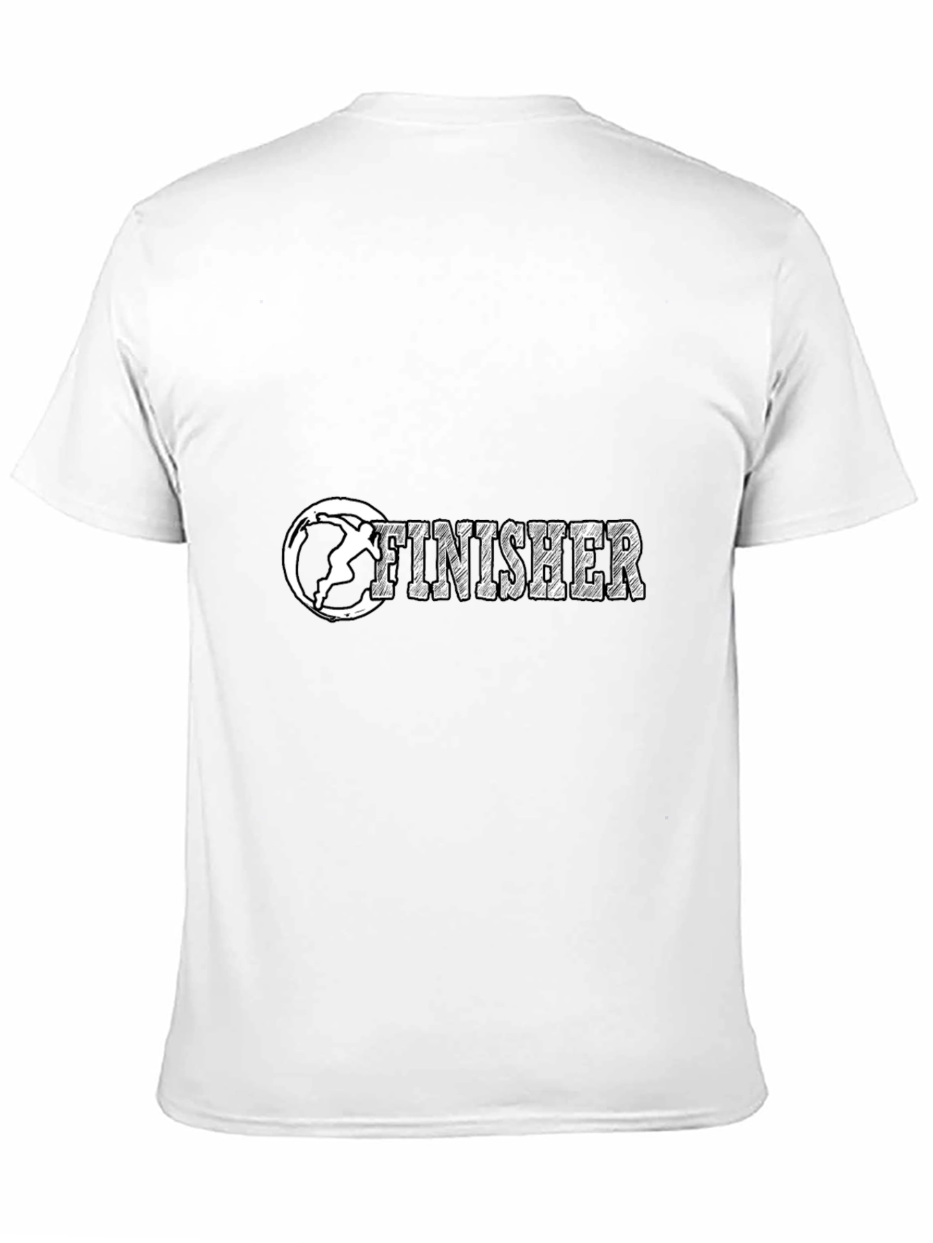 Finisher Graphic Tee - Black Crewneck Shirt