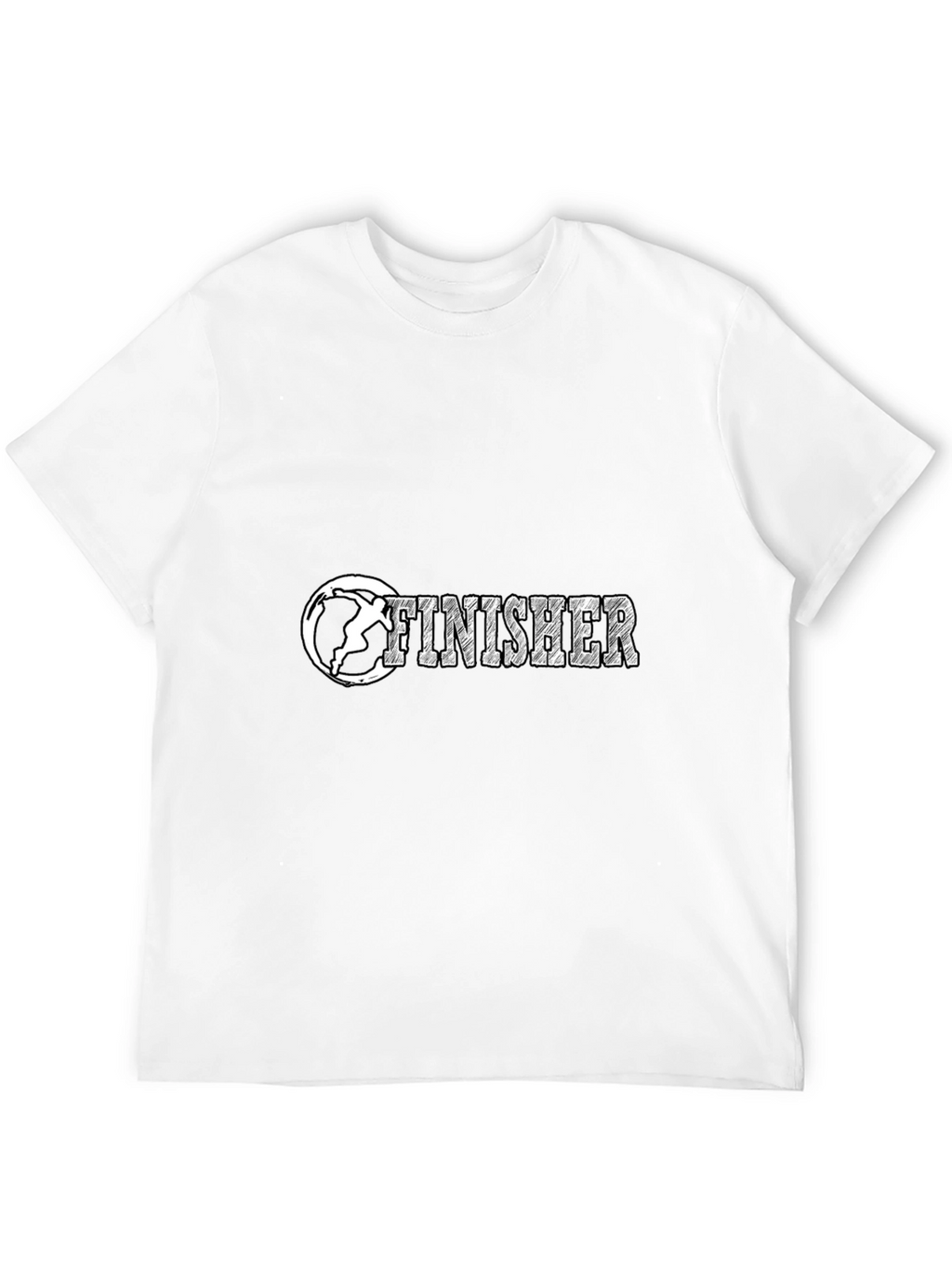 Finisher Graphic Tee - Black Crewneck Shirt