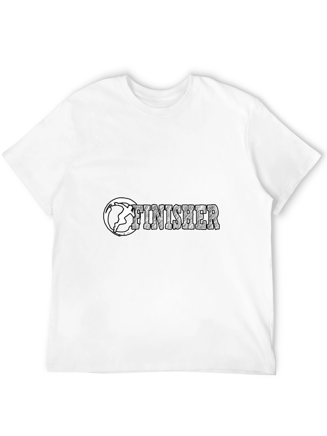 Finisher Graphic Tee - Black Crewneck Shirt