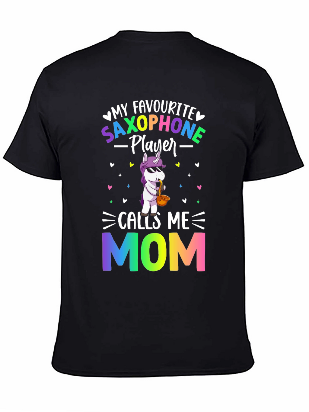 Saxophone Player Mom Graphic T-Shirt